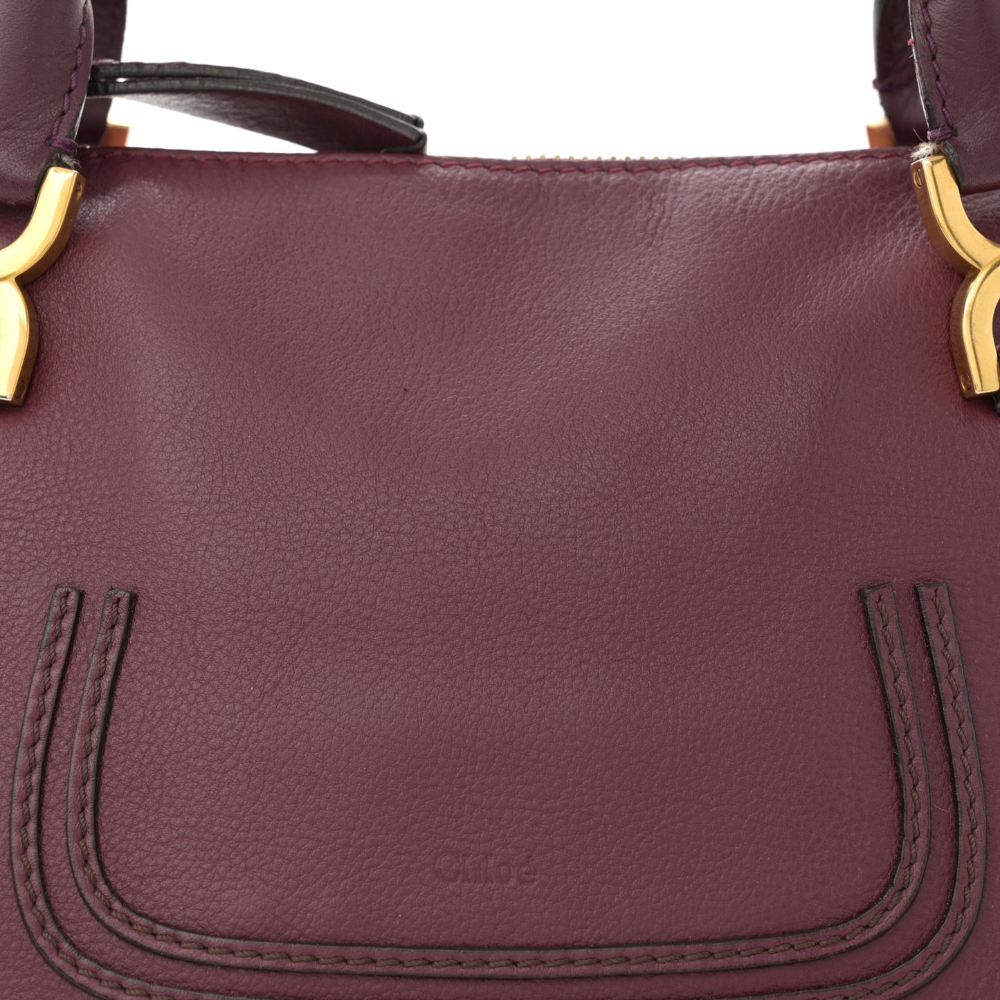 Calfskin Medium Marcie Satchel Wild Purple