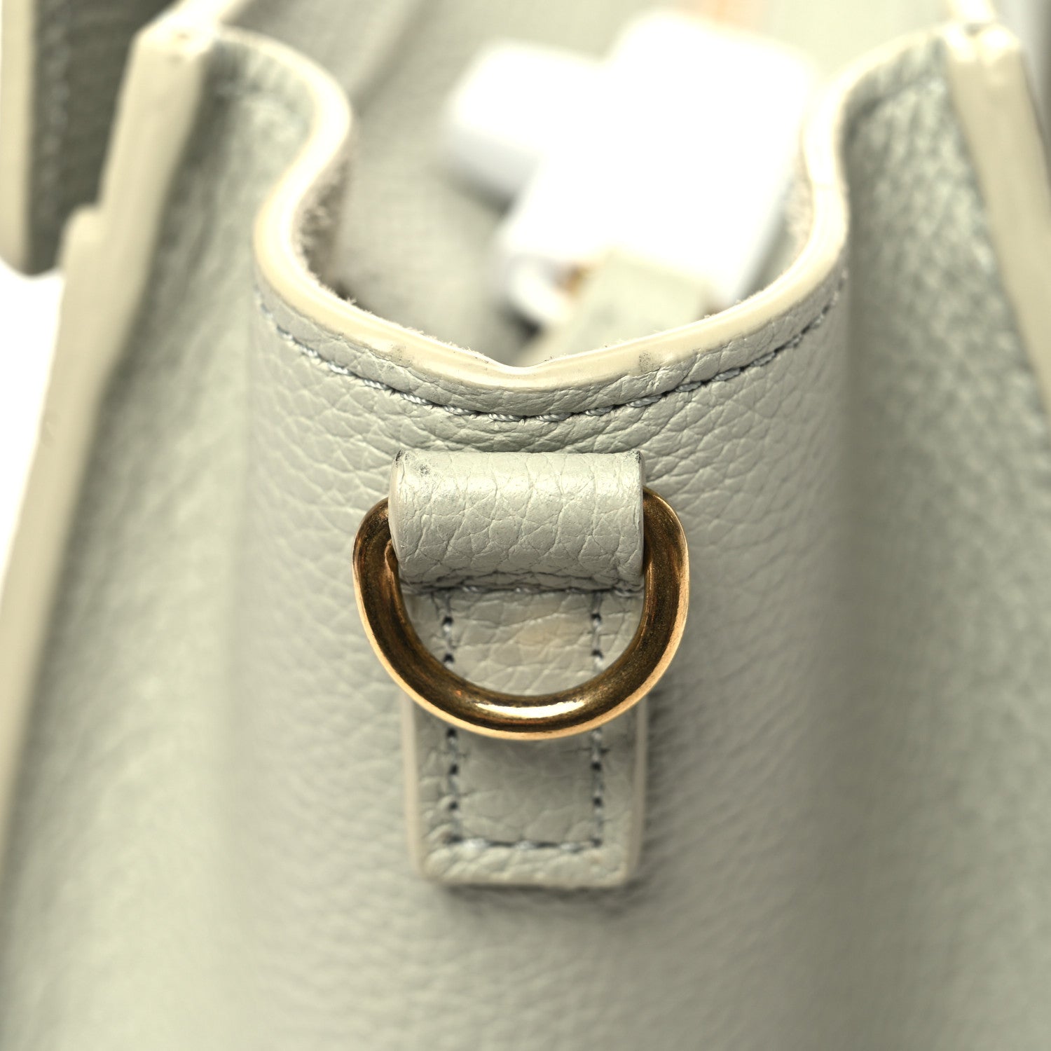 Celine Drummed Calfskin Nano Luggage Vert D'eau 17 of 18
