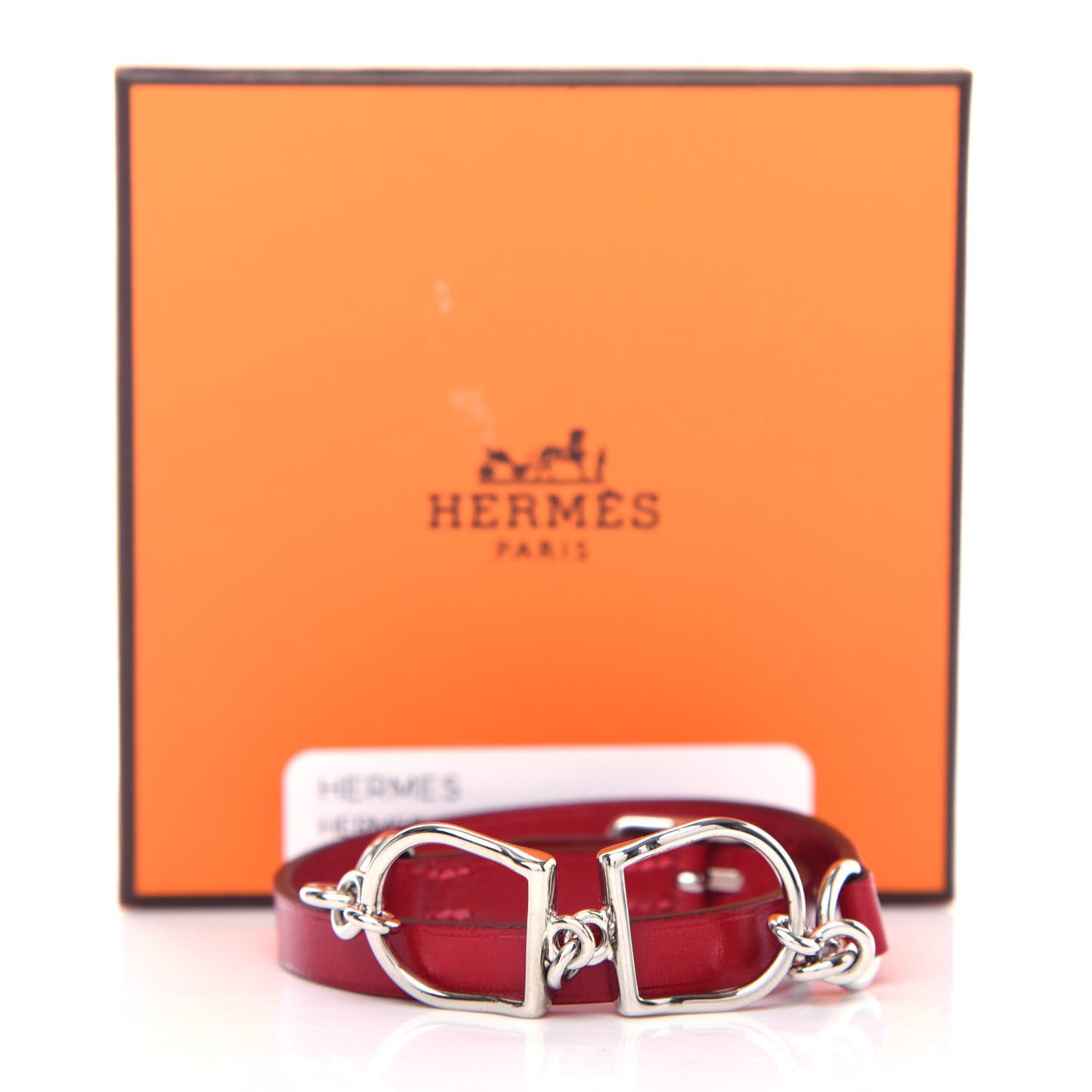 Swift Etrier Double Tour Bracelet T2 Rouge Casaque