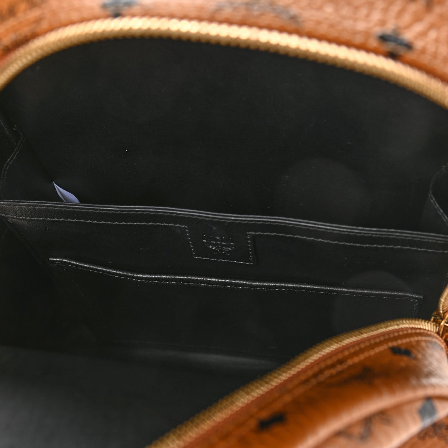 Visetos Small Side Stud Stark Backpack Cognac