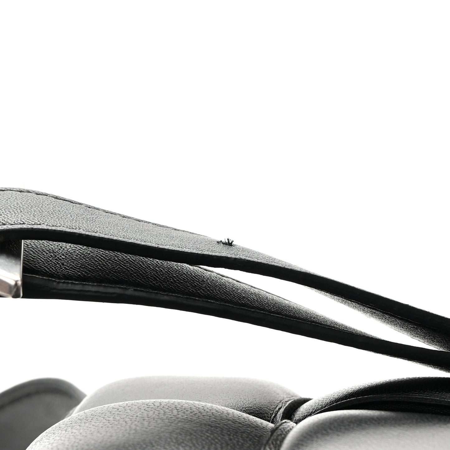 Nappa Maxi Intreccio Padded Cassette Crossbody Bag Black