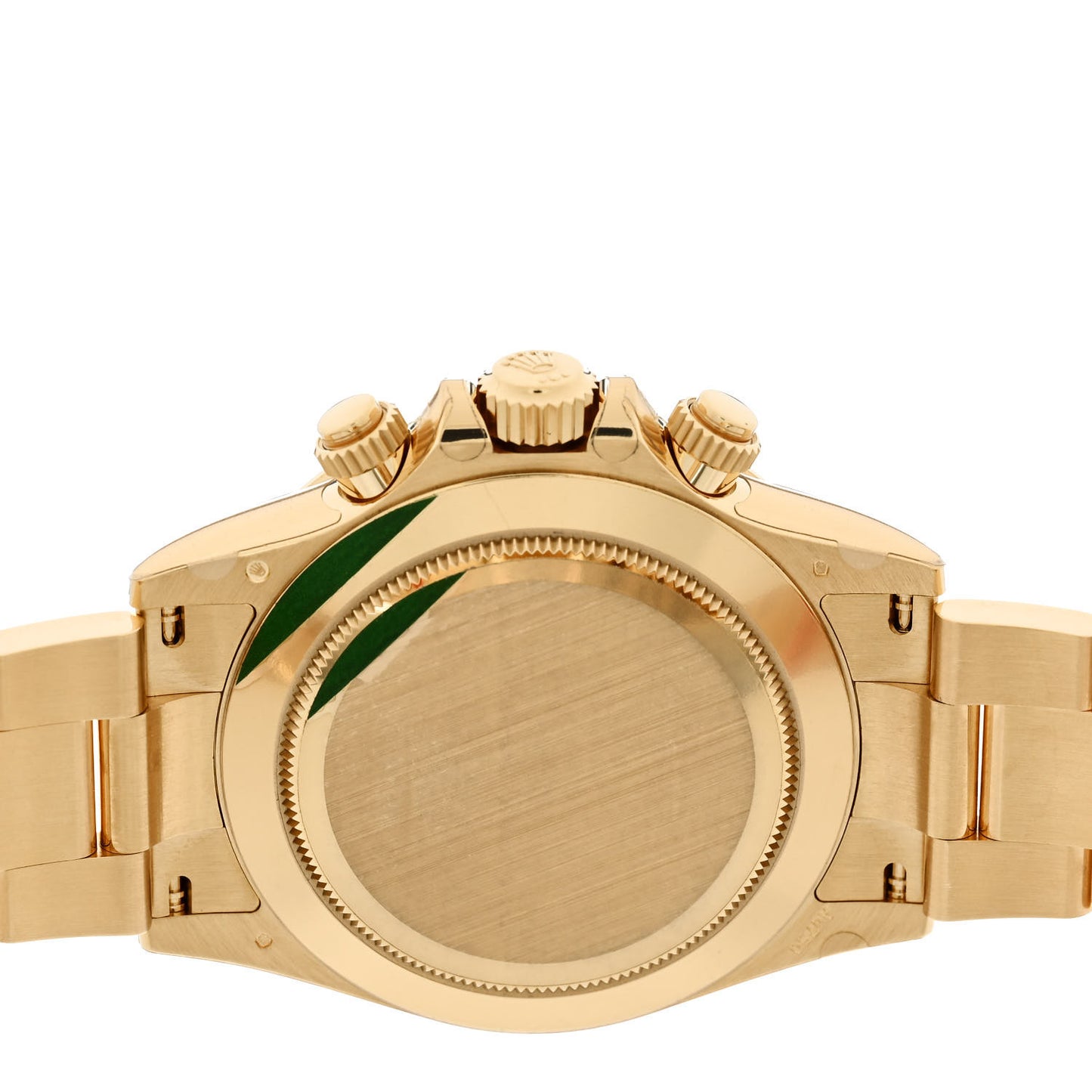 18K Yellow Gold 40mm Oyster Perpetual Cosmograph Daytona Watch Black 116508