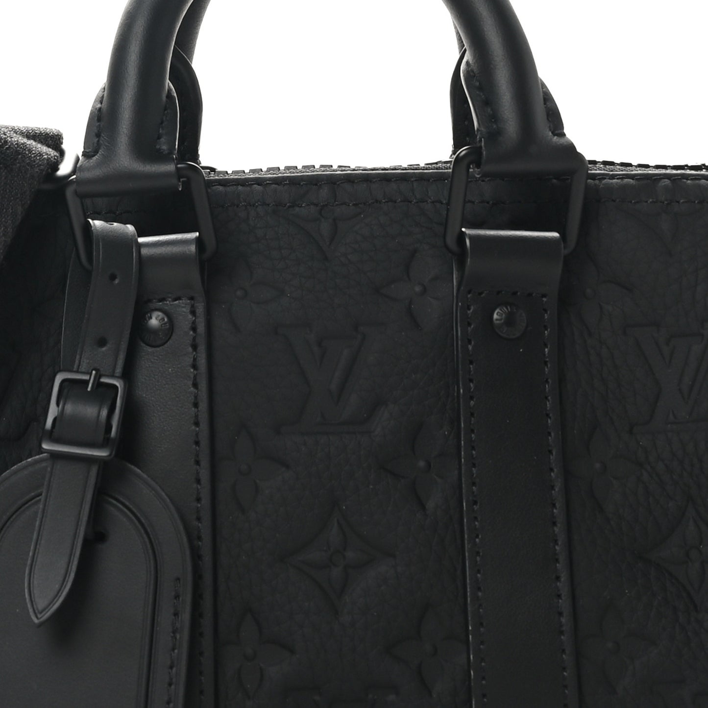 Monogram Taurillon Keepall Bandouliere 25 Black