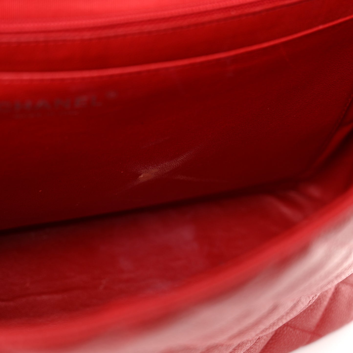 Caviar Quilted Maxi Single Flap Red