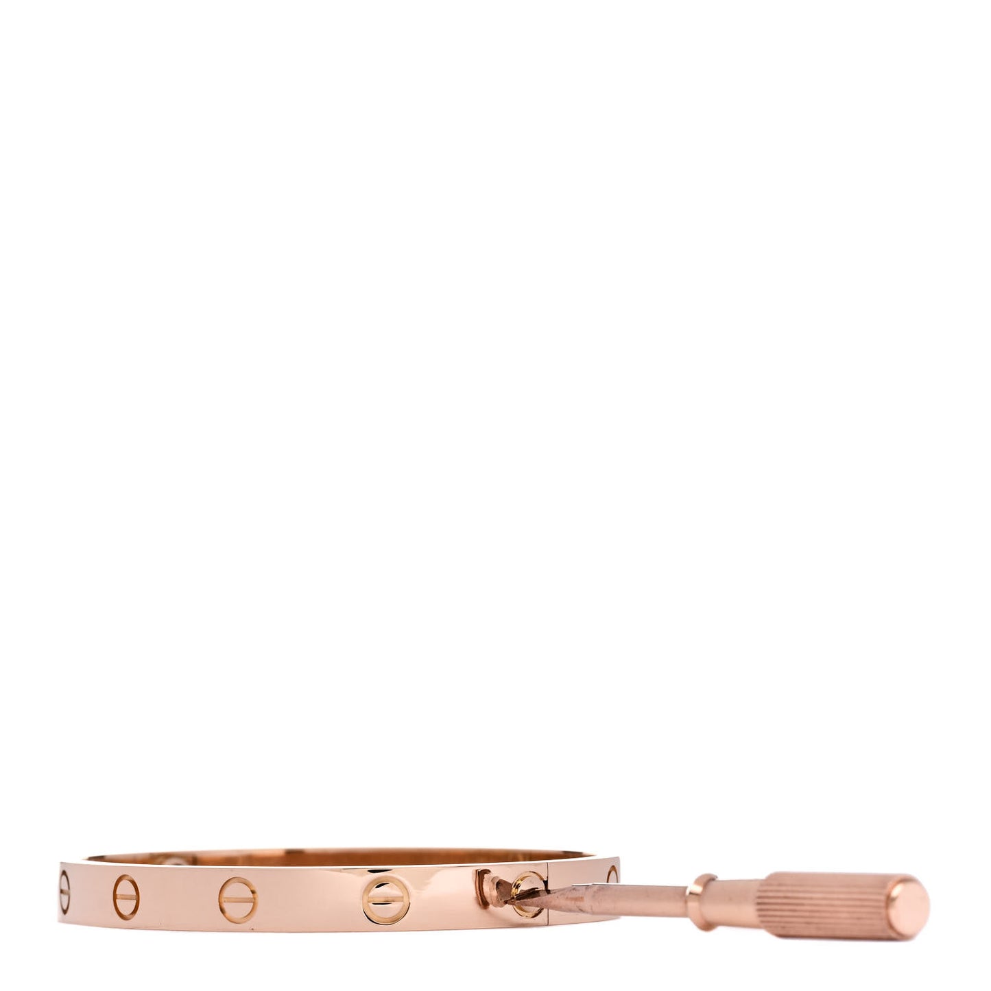 18K Pink Gold LOVE Bracelet 17
