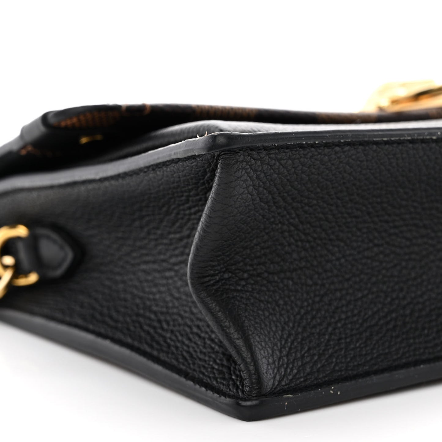 Damier Ebene Vavin Chain Wallet Black