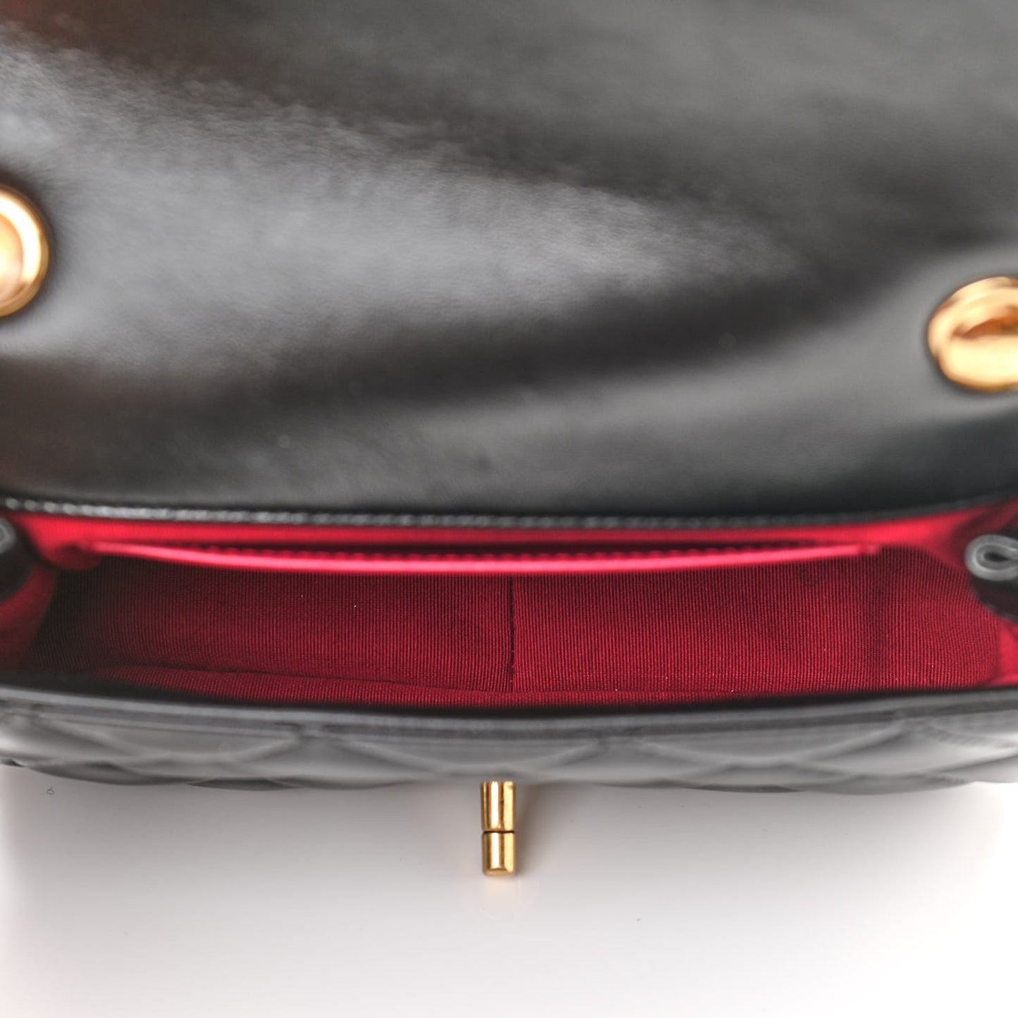 Lambskin Quilted Mini Flap Black
