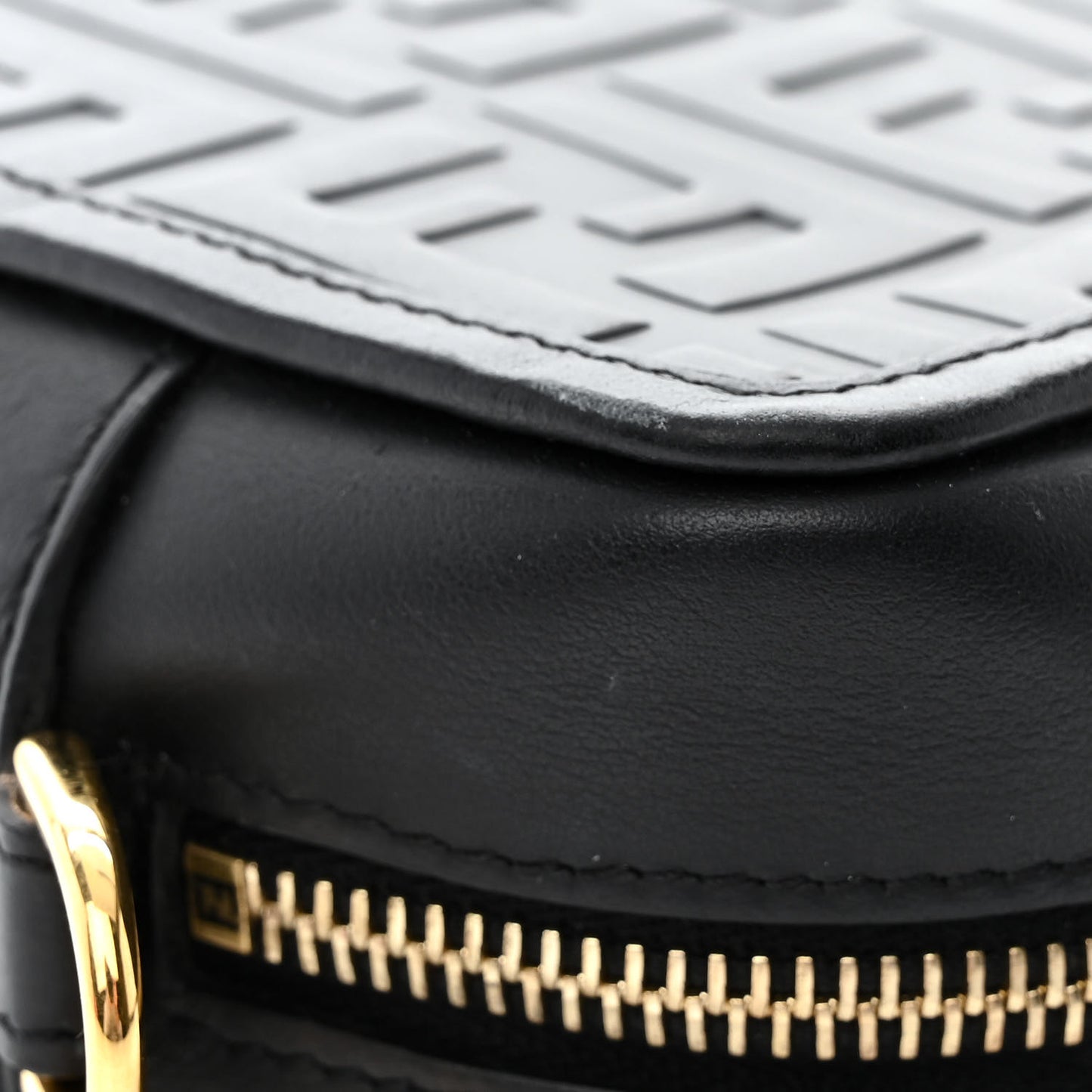 Vitello Century FF 1974 Embossed Mini Camera Case Black