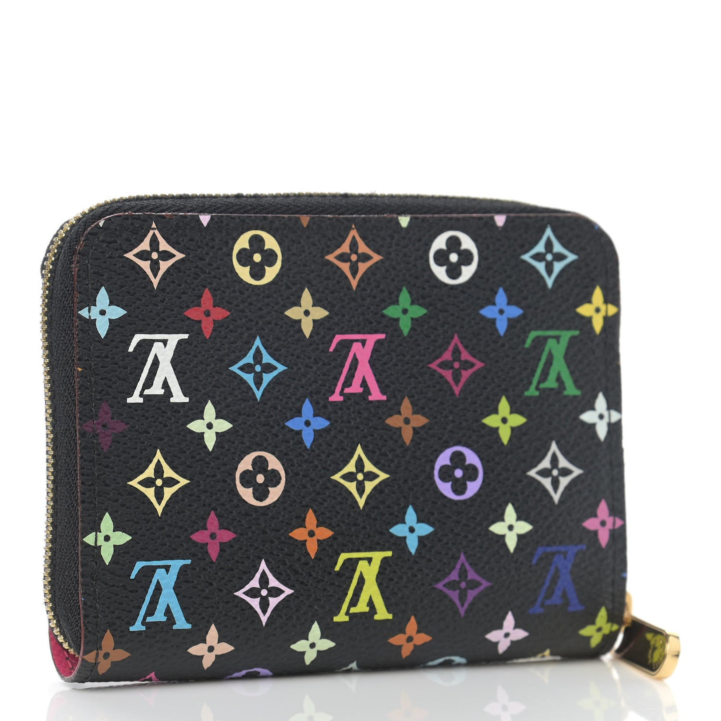 Monogram Multicolor Zippy Coin Purse Black Grenade