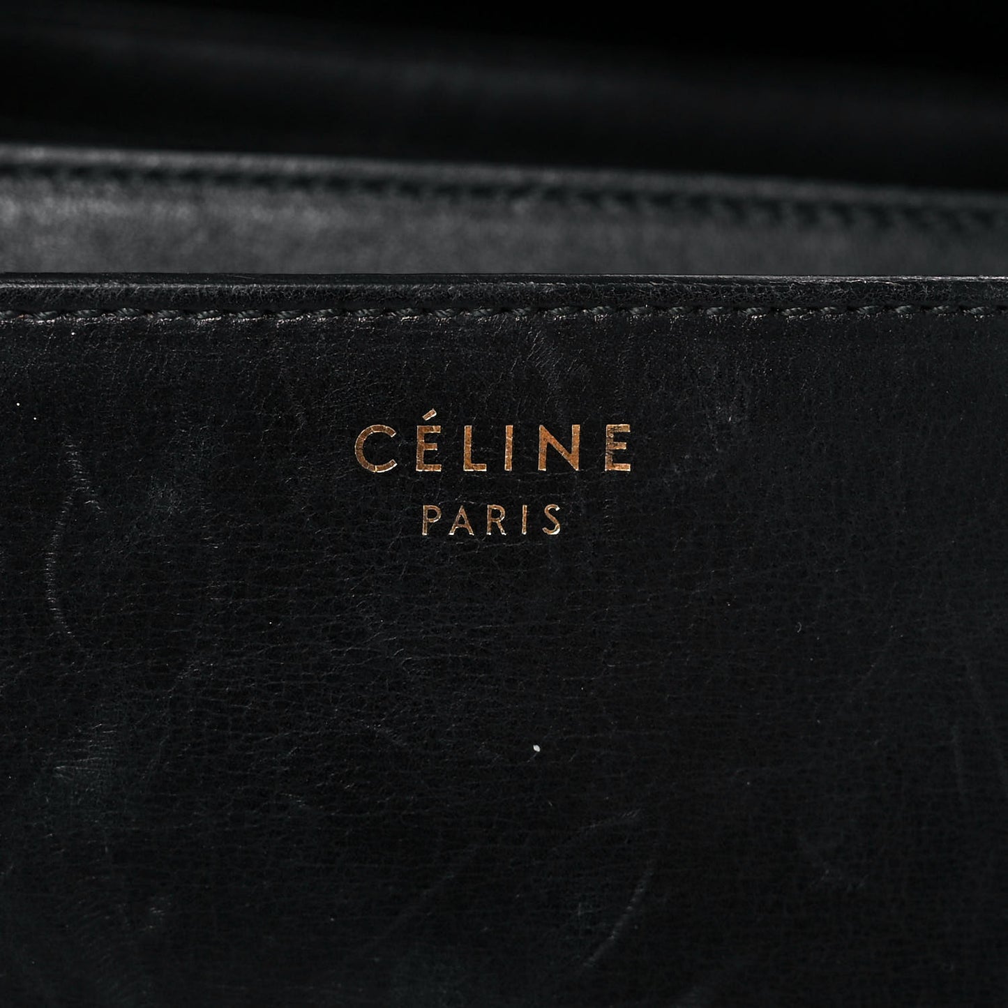 Liege Calfskin Large Classic Box Flap Bag Black