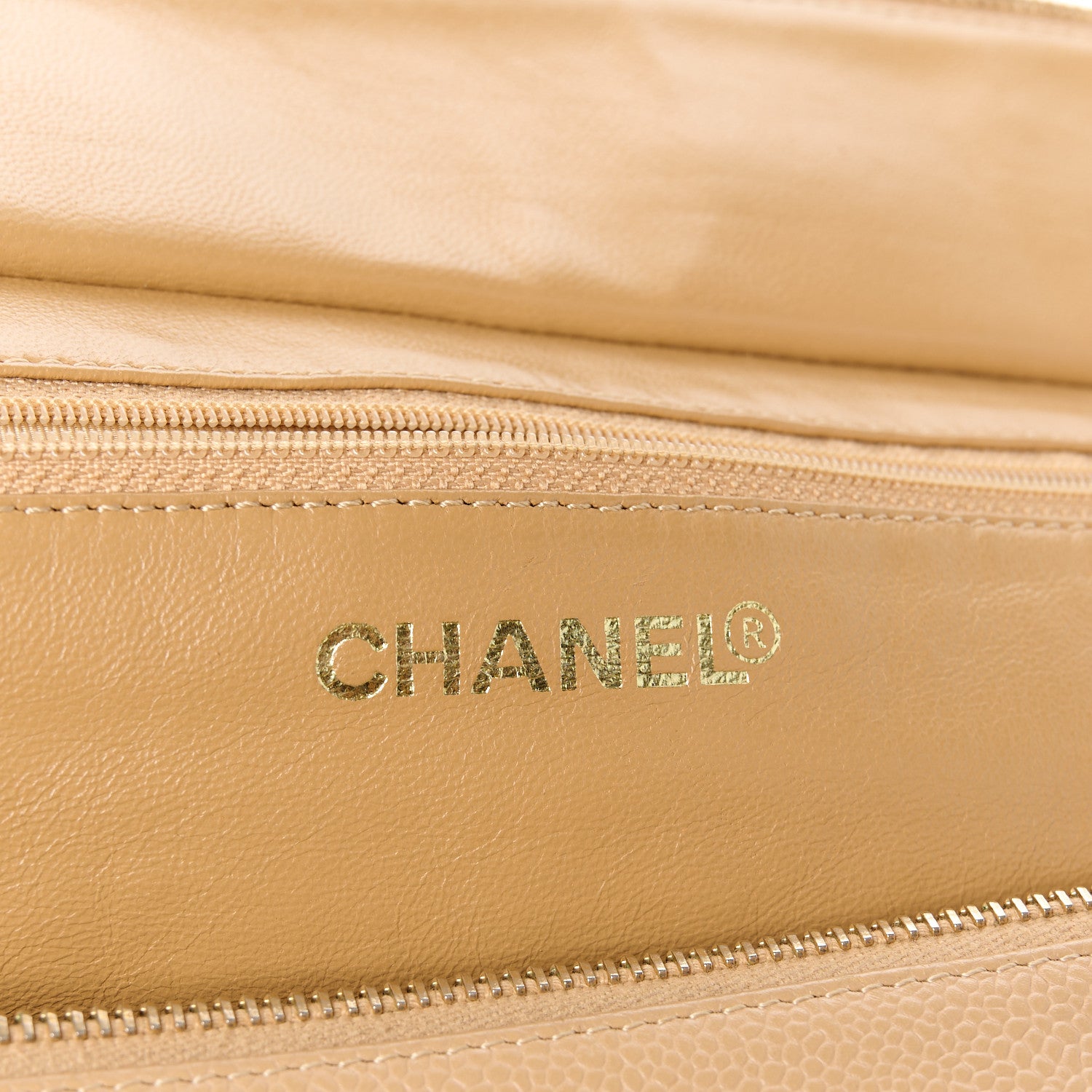 Chanel Caviar Quilted Grand Timeless Tote GTT Beige 7 of 14