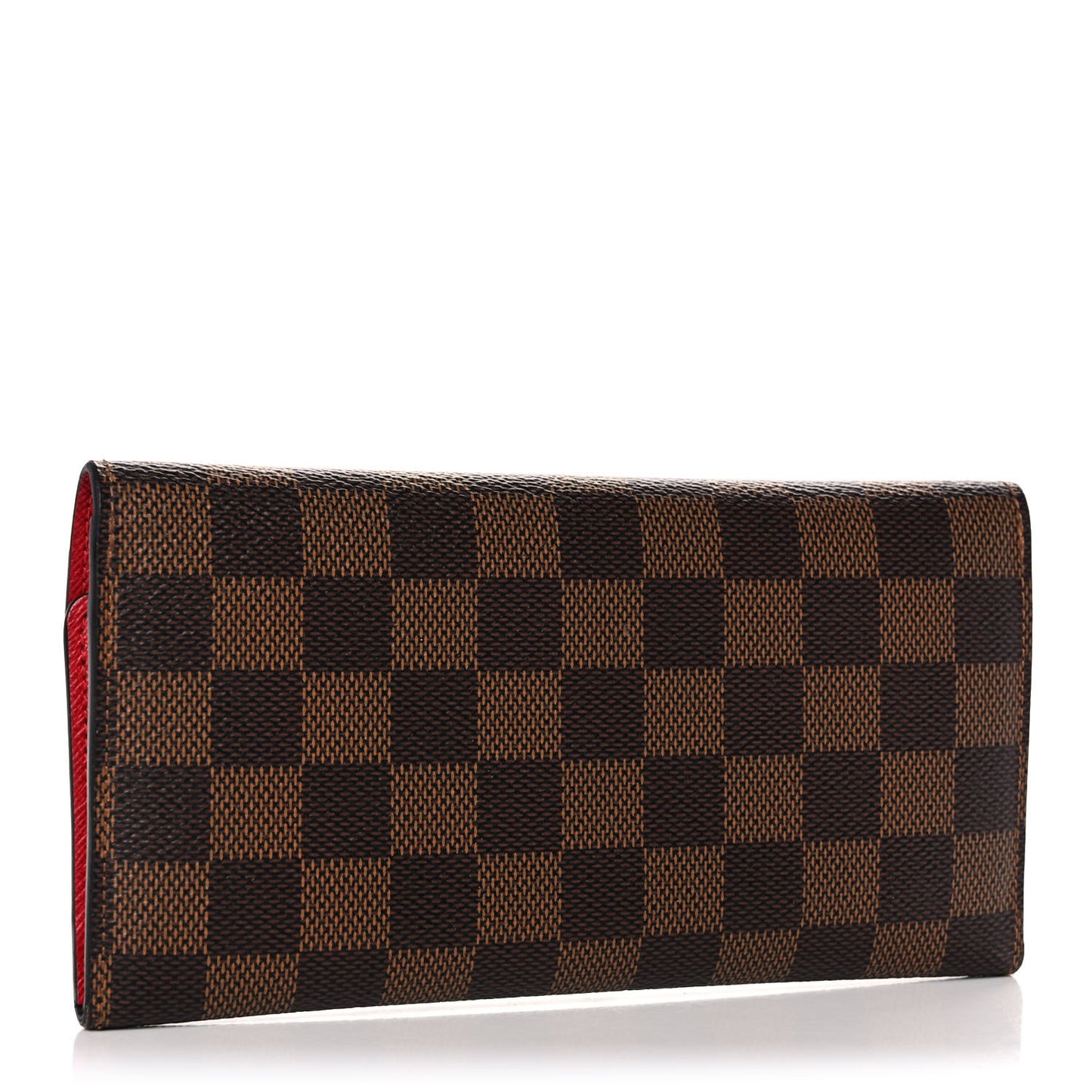 Damier Ebene Josephine Wallet Red