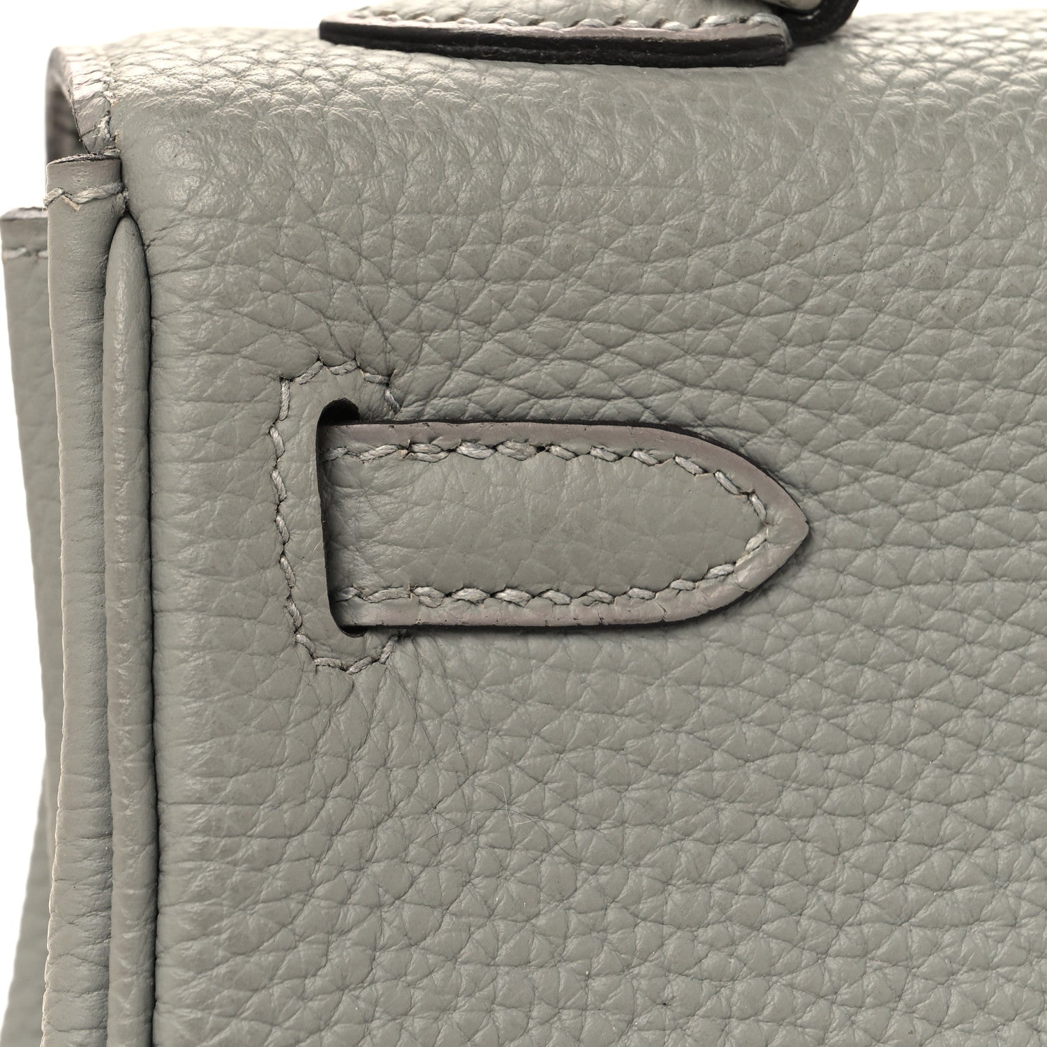 Hermes Togo Kelly Retourne 25 Gris Mouette 11 of 12