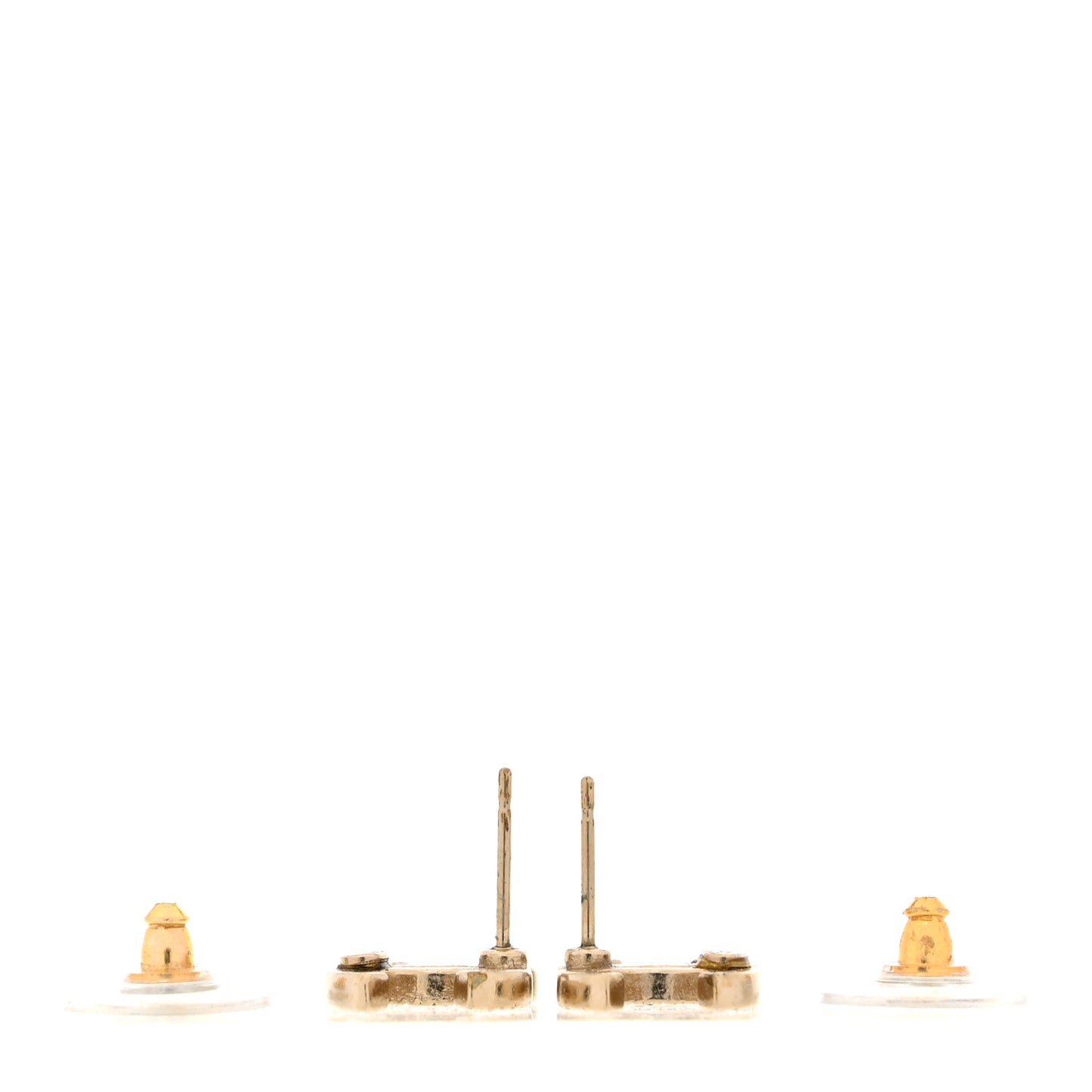 Crystal CC Earrings Gold