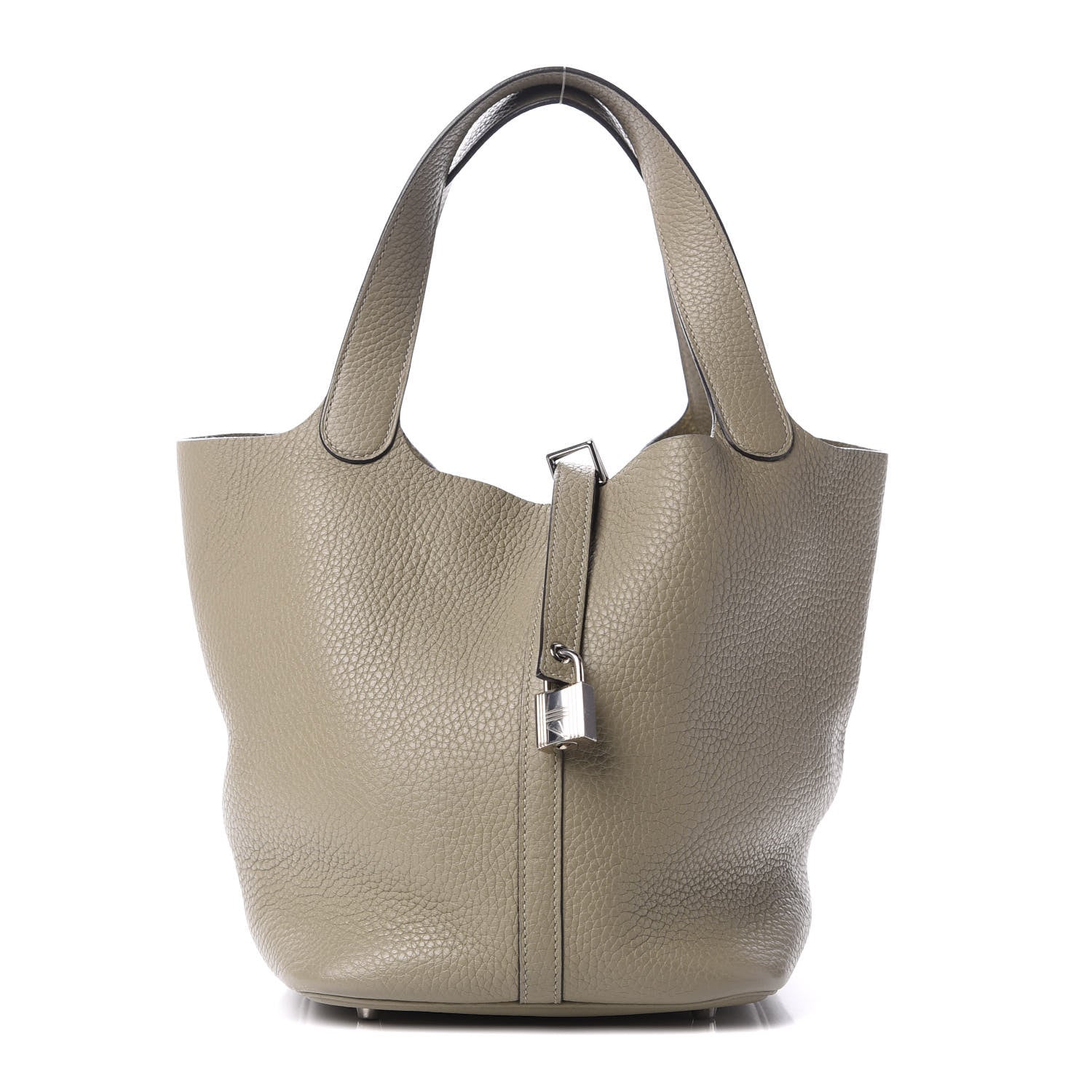 Hermes Taurillon Clemence Picotin Lock 22 MM Sauge 1 of 7