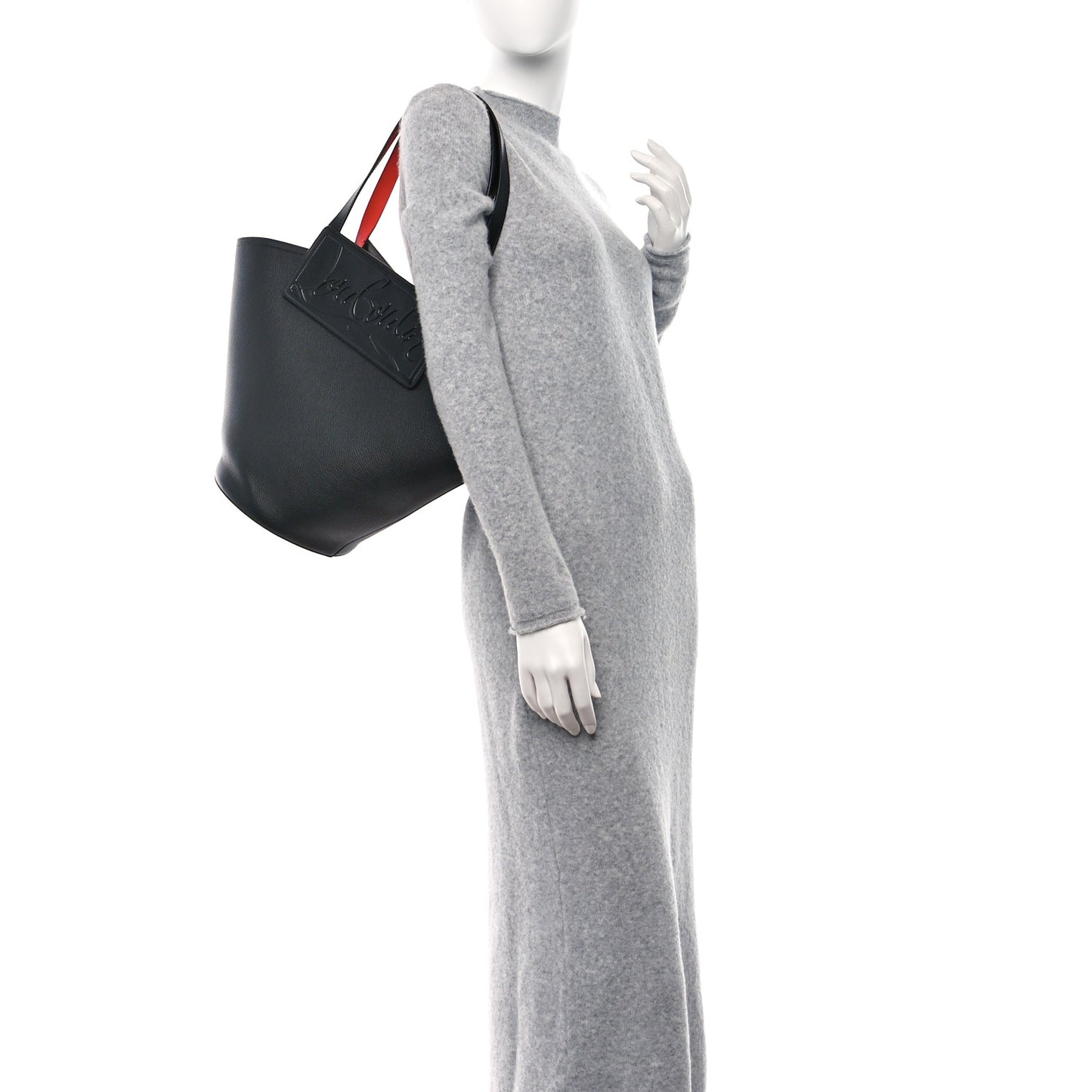 Calfskin Loubishore Tote Black