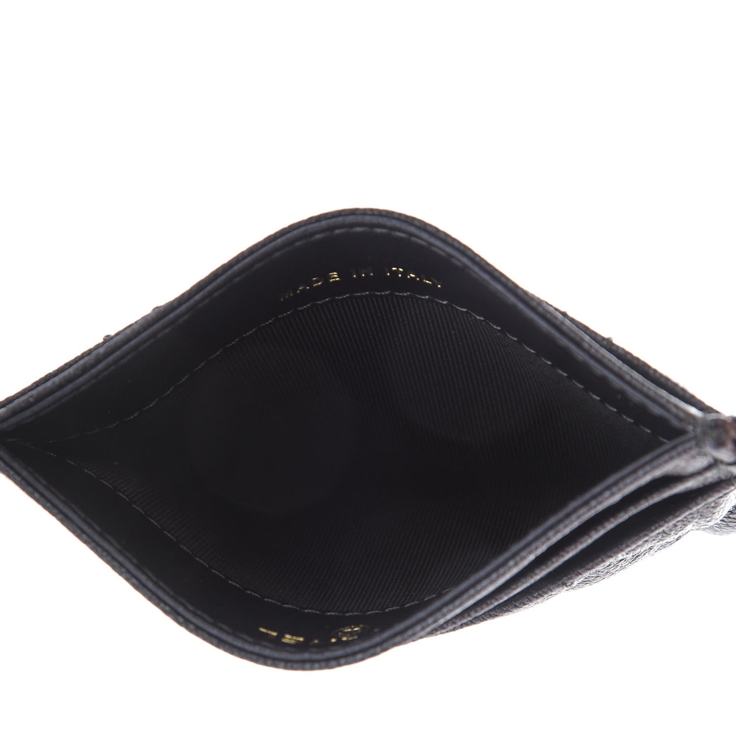 Chanel Iridescent Caviar Quilted Card Holder Black 5 of 9