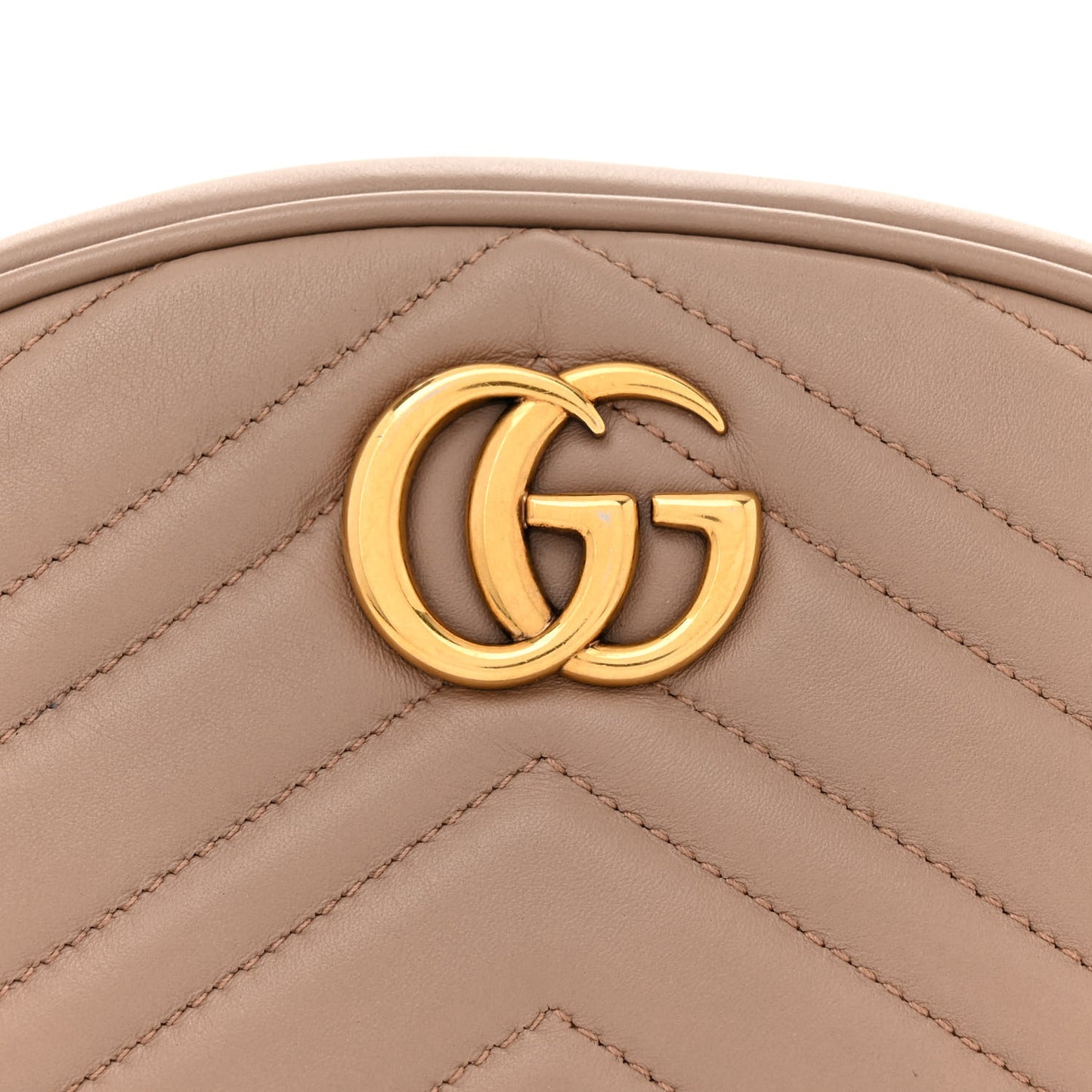 Calfskin Matelasse GG Marmont Belt Bag 85 34 Porcelain Rose