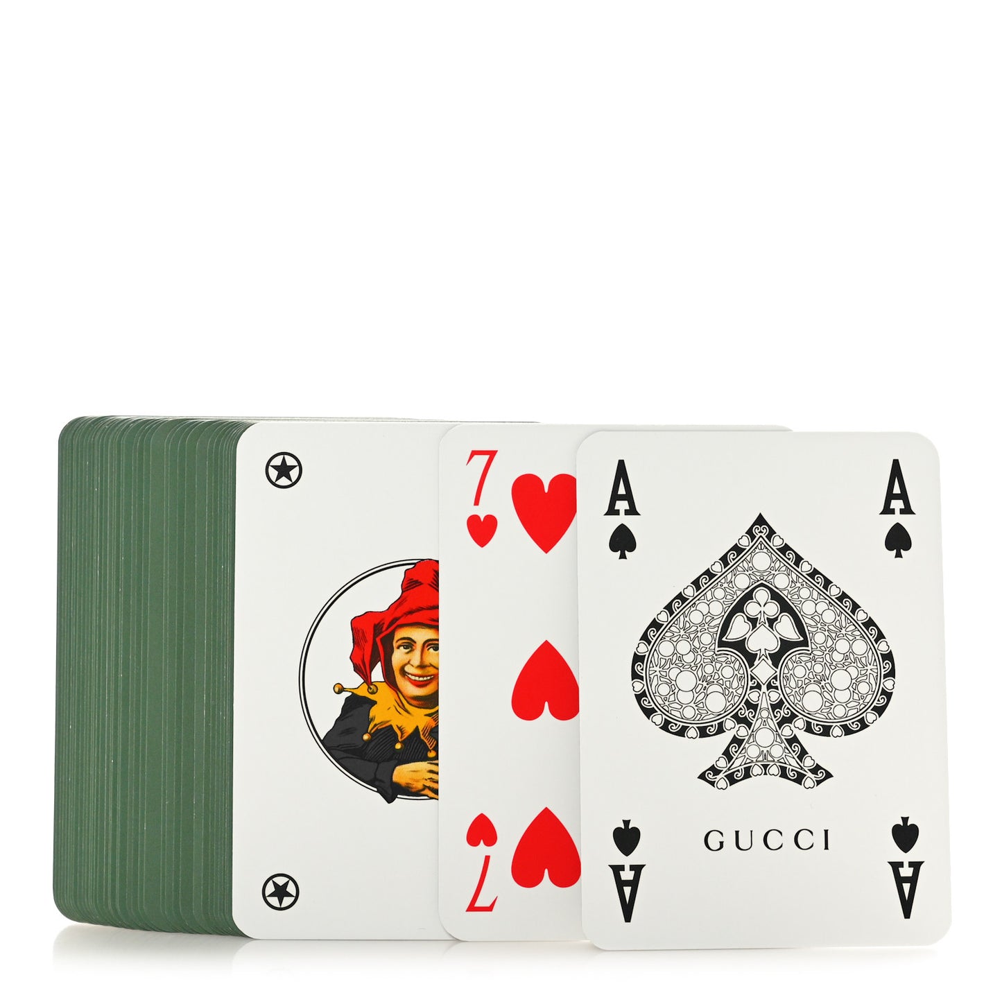 GG Supreme Monogram Web Ophidia Playing Card Case Beige New Acero