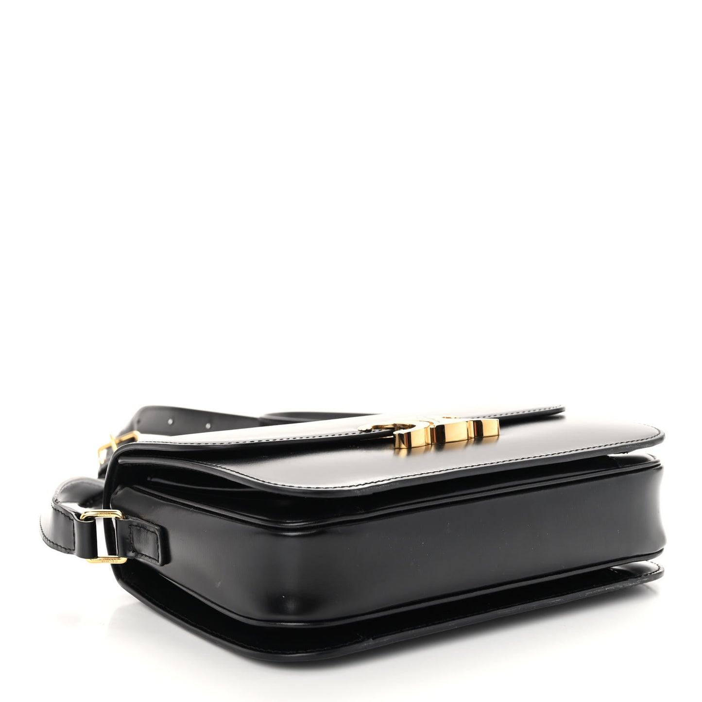 Shiny Calfskin Medium Triomphe Black