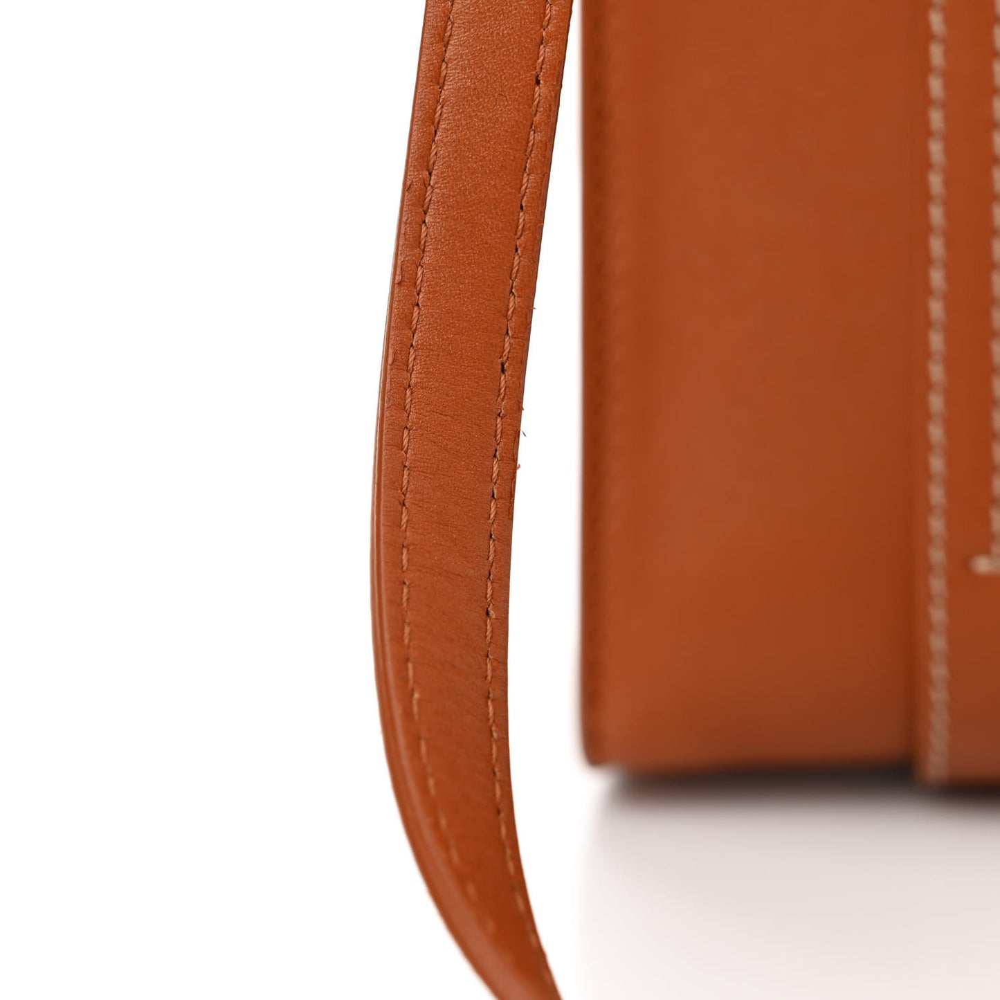 Calfskin Small Woody Tote Caramel