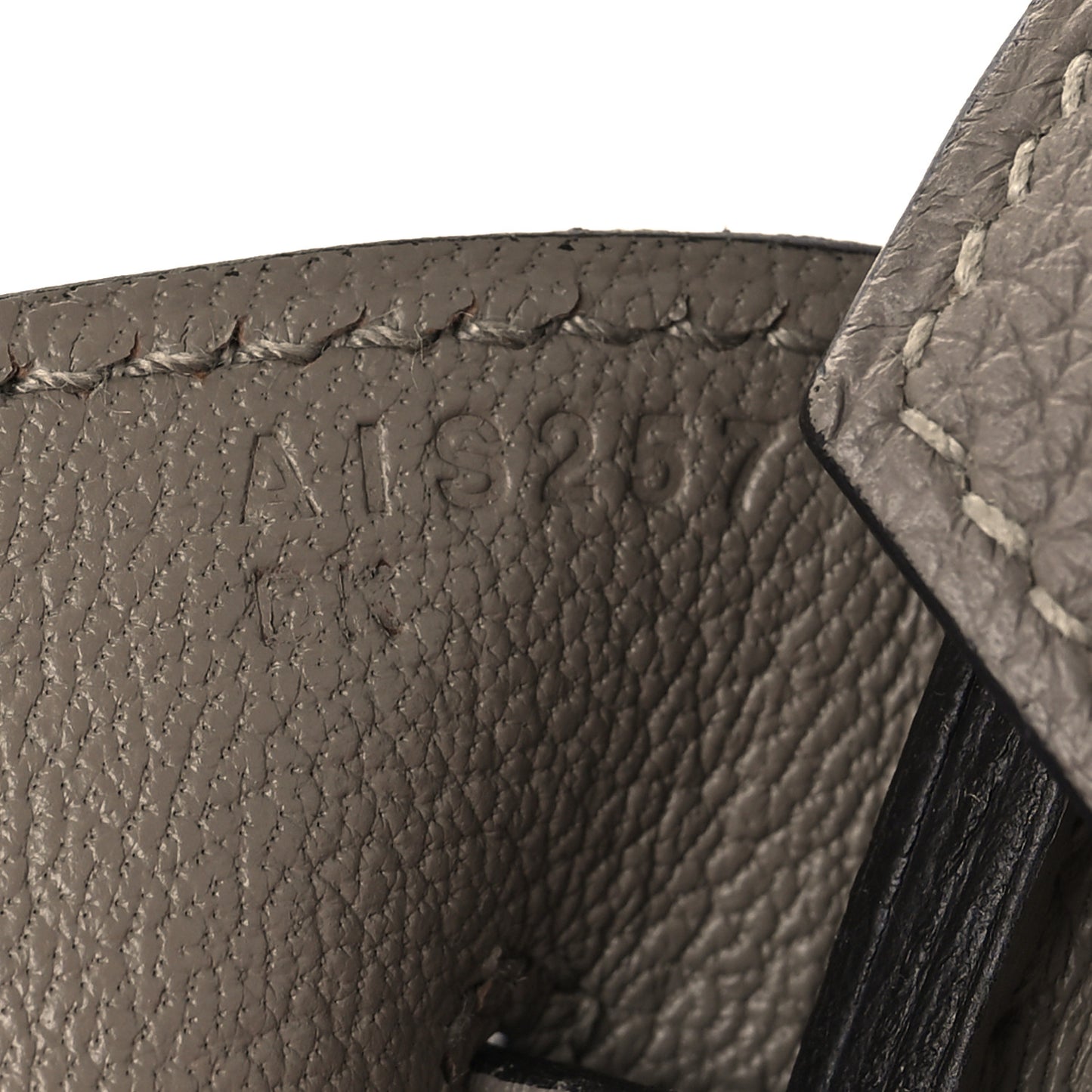 Togo Birkin 30 Gris Asphalte