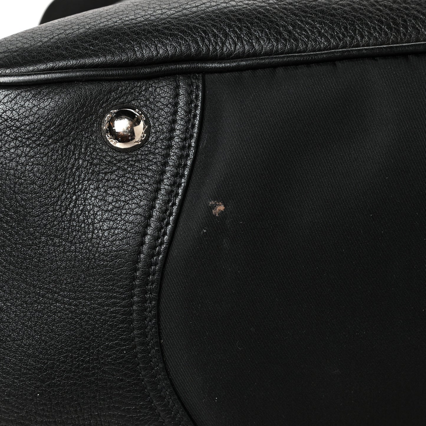Nylon Vela Bucket Bag Black