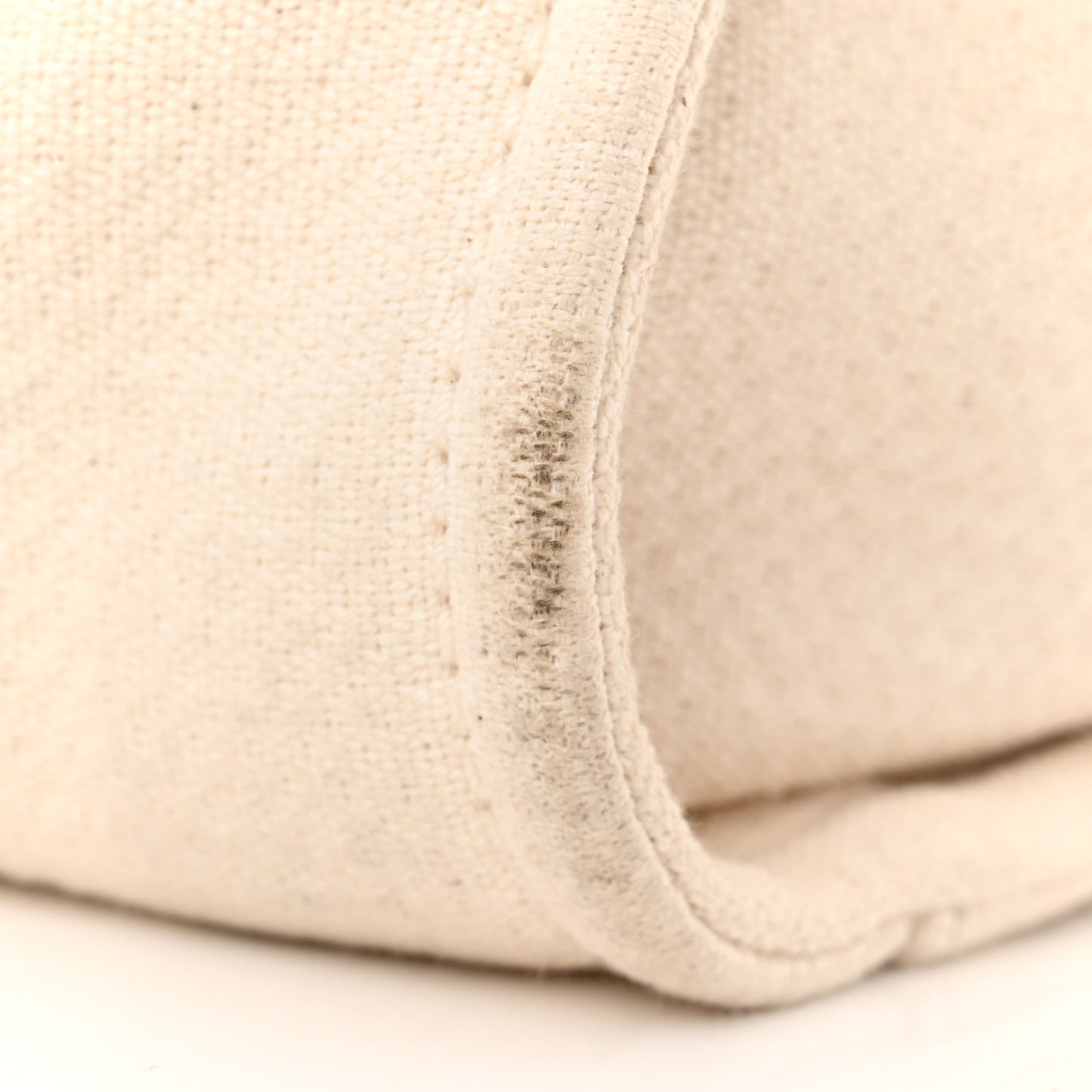 Mixed Fibers Medium Deauville Tote White
