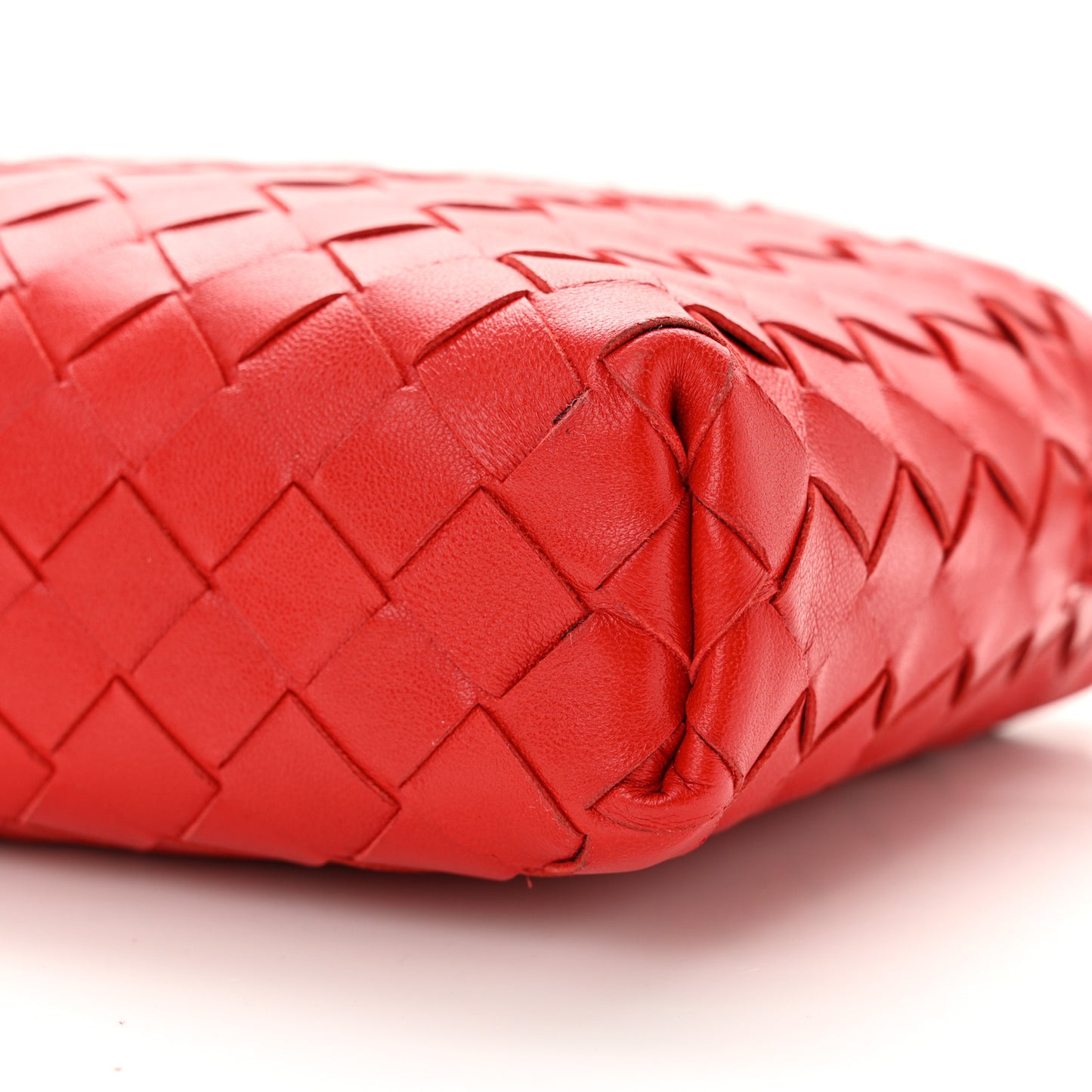 Nappa Intrecciato Small Camera Bag Red