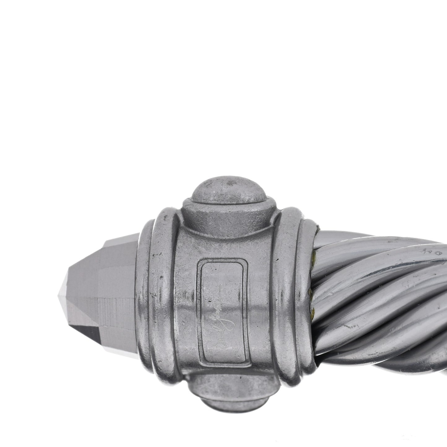 Aluminum 10mm Cable Renaissance Bracelet Grey