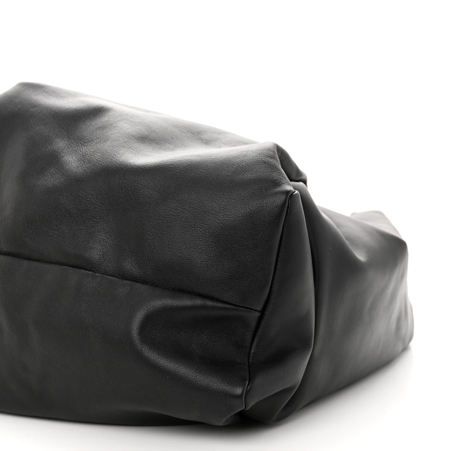 Smooth Butter Calfskin Large The Shoulder Pouch Black