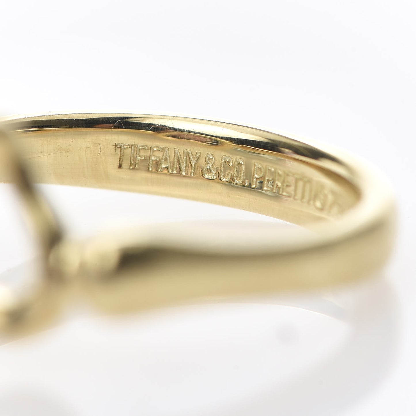 18K Yellow Gold Mini Elsa Peretti Open Heart Ring 47 4