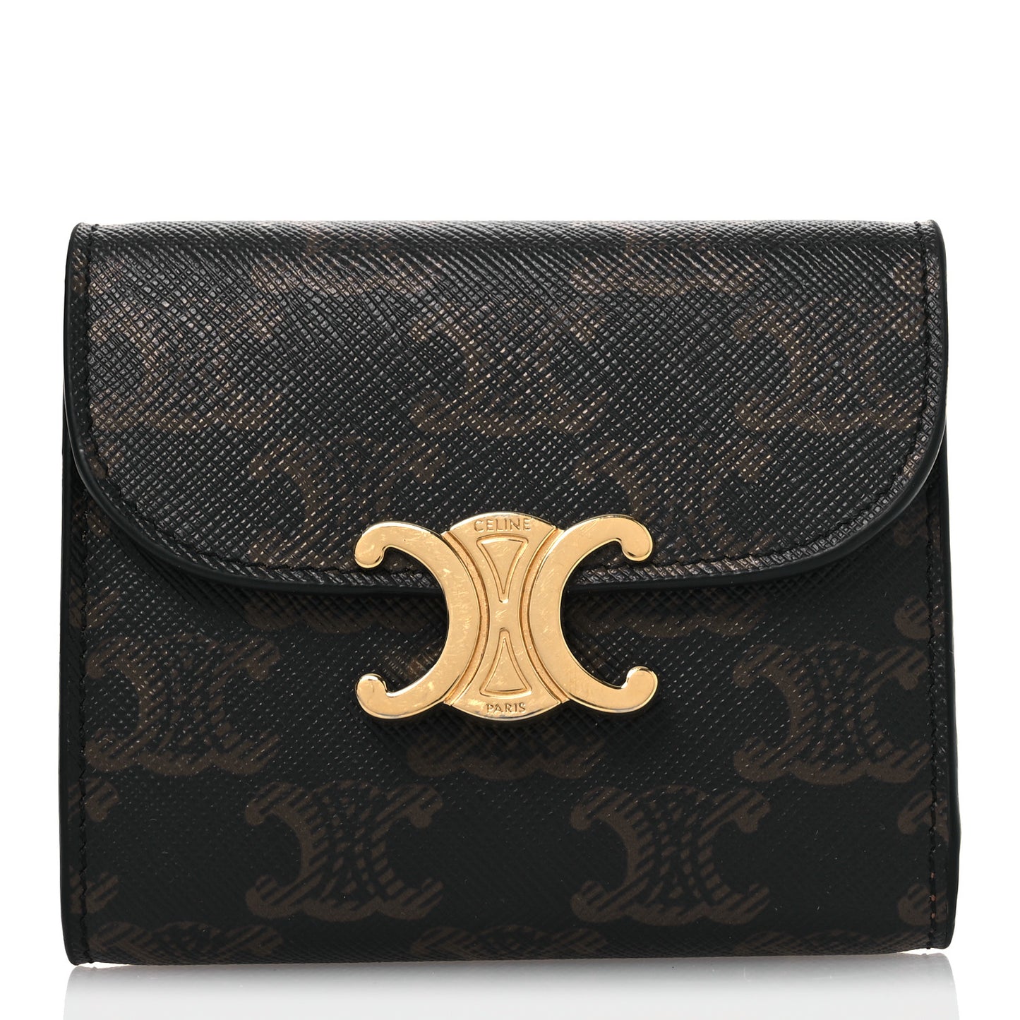Triomphe Canvas Small Triomphe Wallet Tan