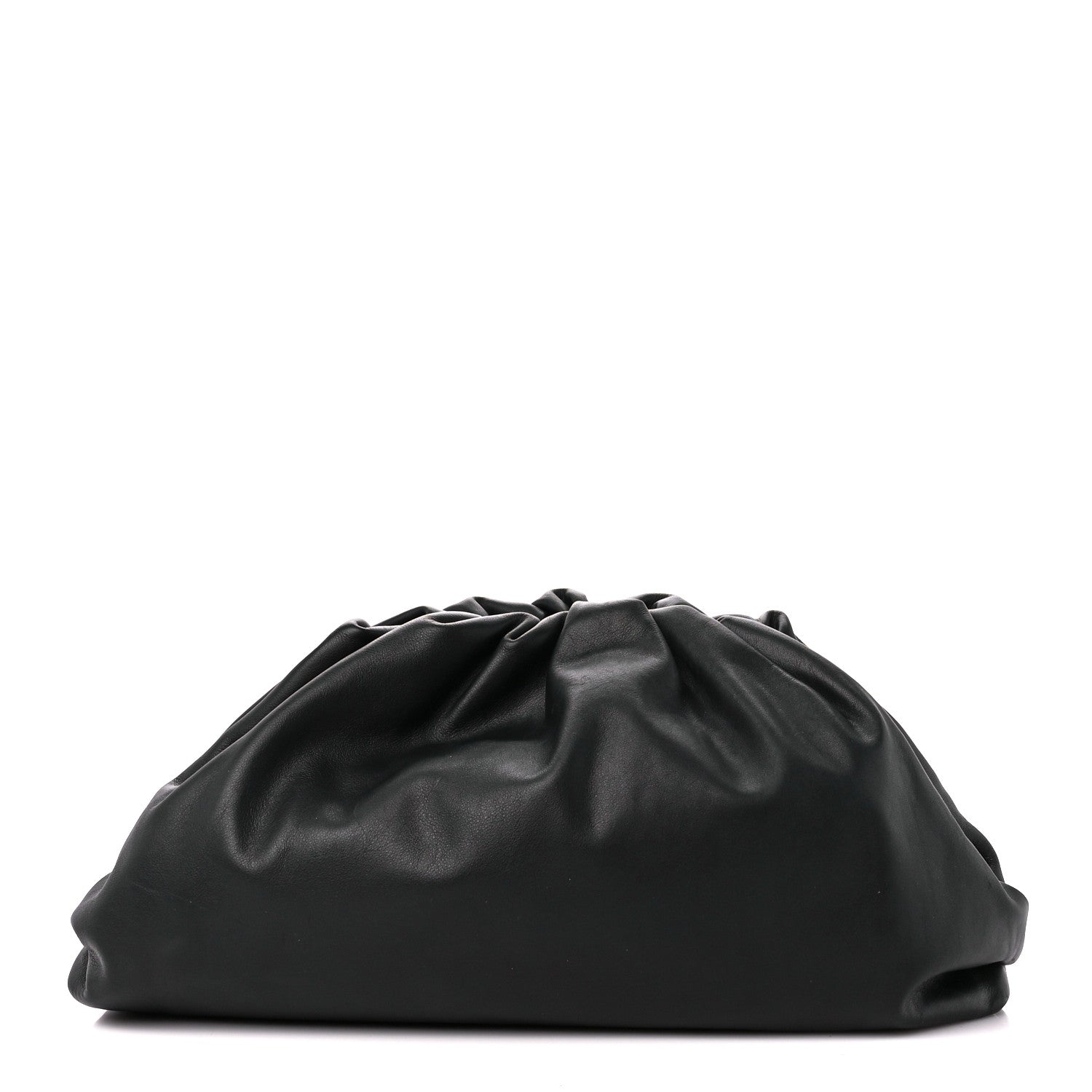 Bottega Veneta Smooth Butter Calf The Pouch Oversized Clutch Black 1 of 11