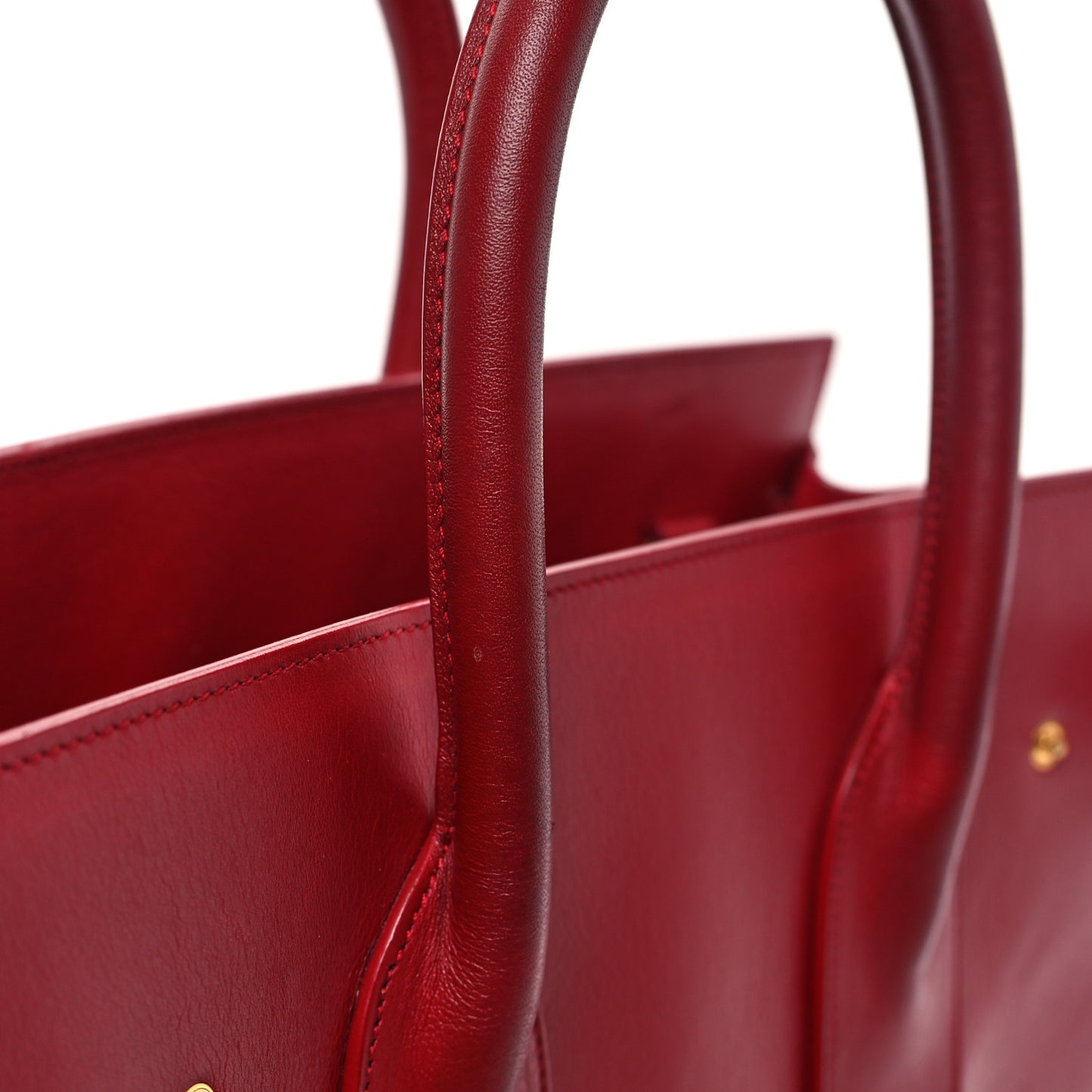 Calfskin Small Sac De Jour Lipstick Red