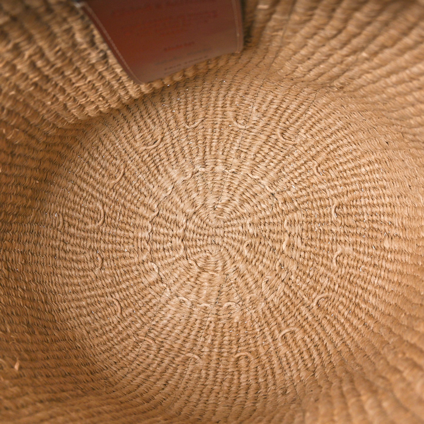 Raffia Large Woody Tote White