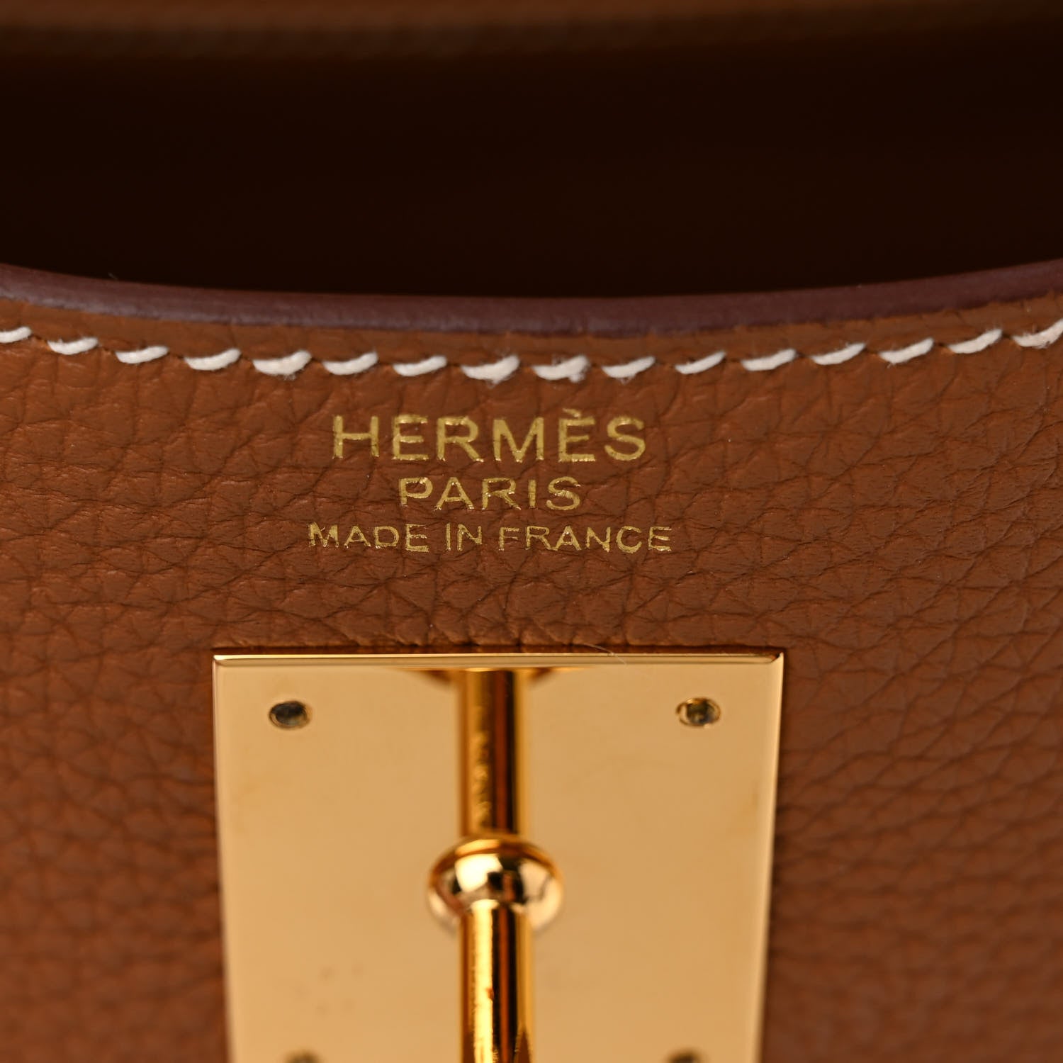 Hermes Togo Kelly Retourne 32 Gold 6 of 11