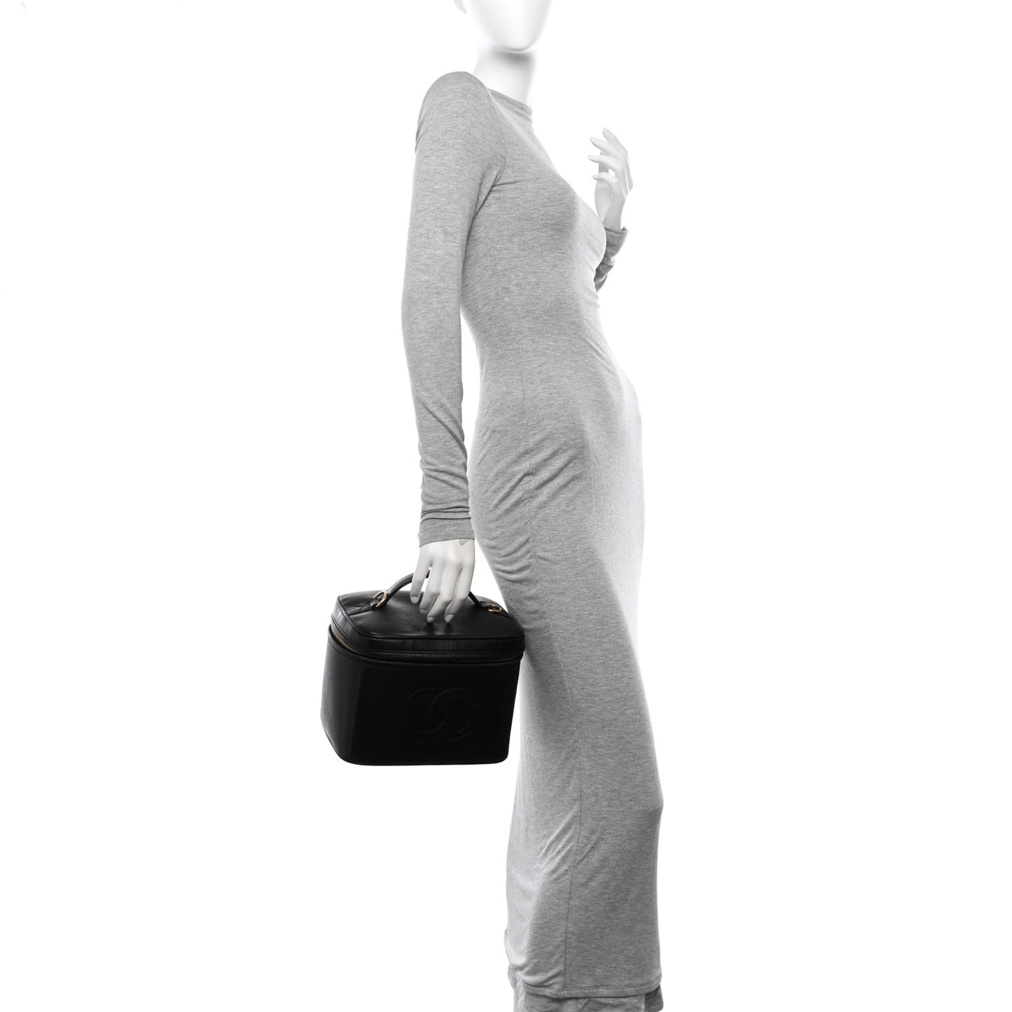 Caviar CC Vanity Train Case Black