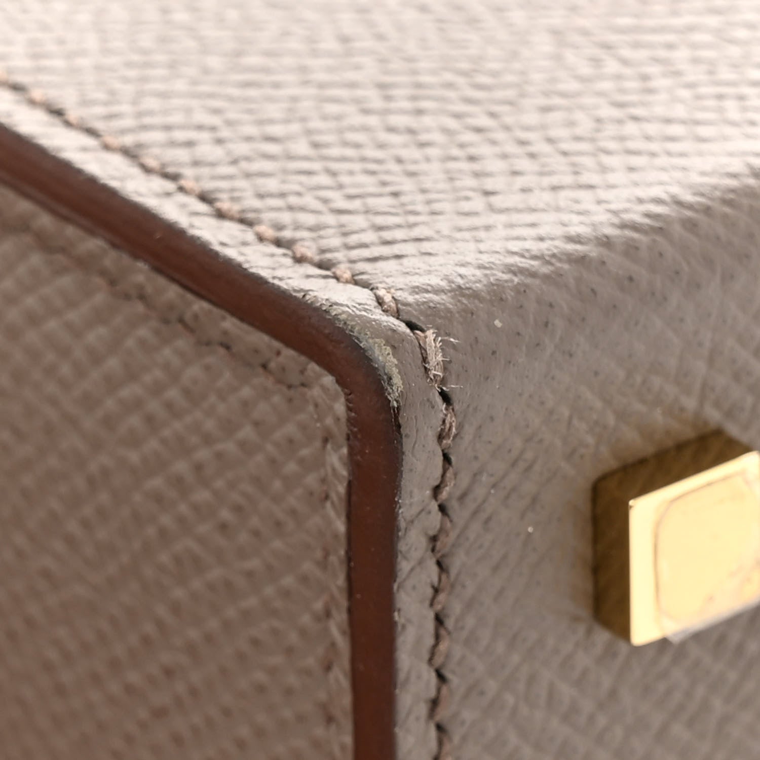 Hermes Epsom Cinhetic Boxy Top Handle Bag Etain 15 of 15