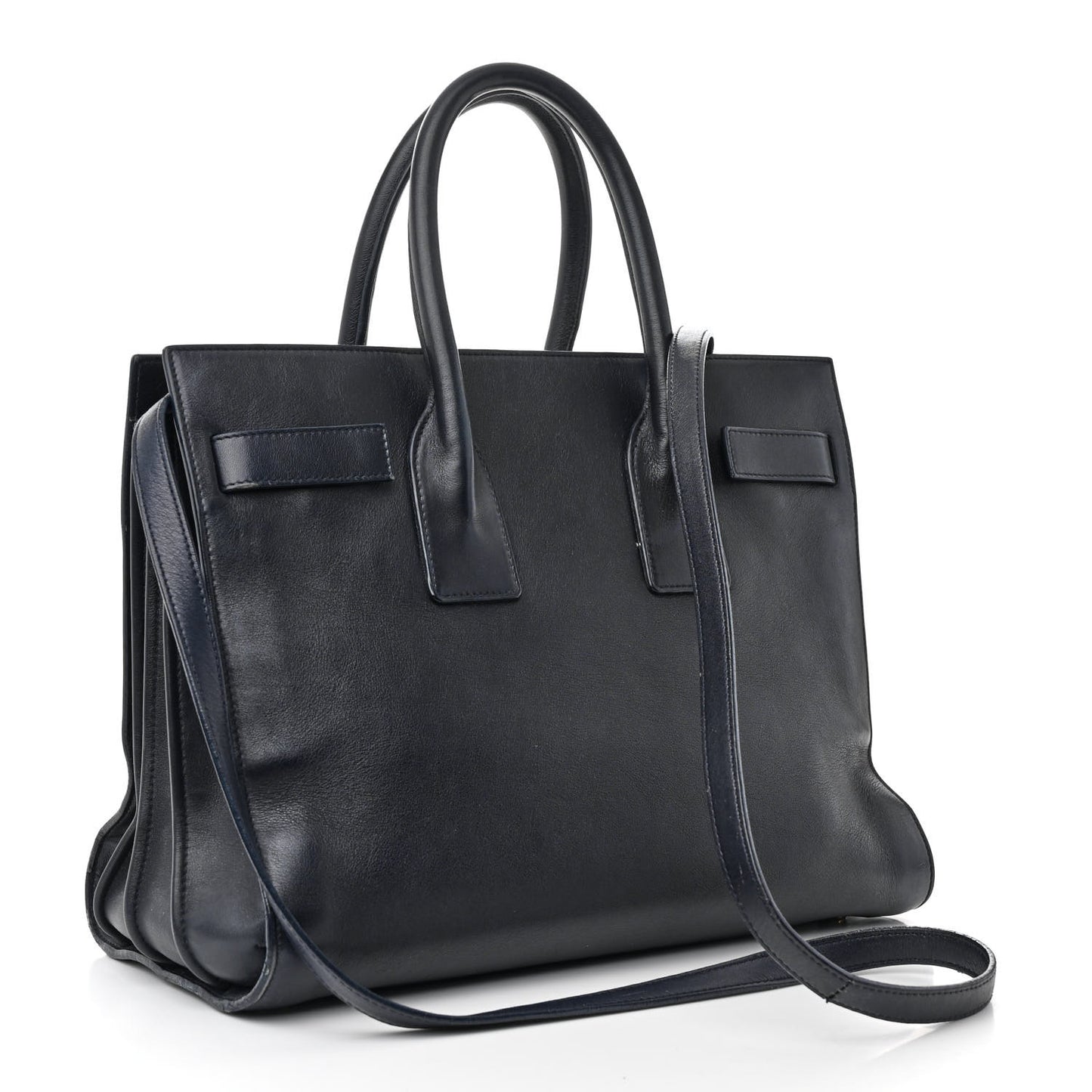Calfskin Small Sac De Jour Navy