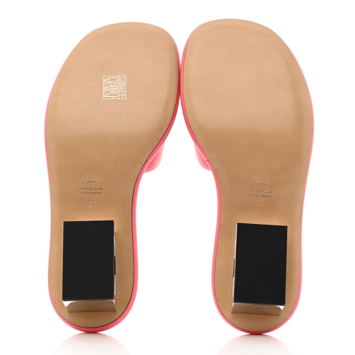 Nappa Baguette 60mm Slide Sandals 37 Kissed