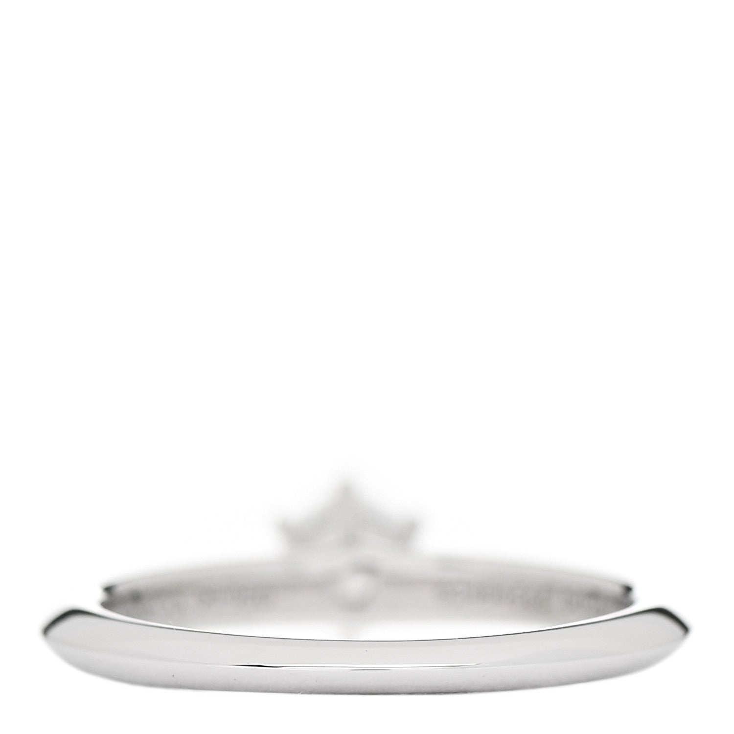 Tiffany Platinum Diamond .26ct Solitaire Engagement Ring 46 3.75 4 of 6