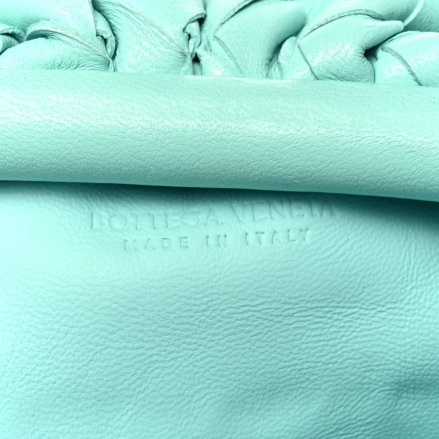 Bottega Veneta Nappa Intrecciato The Mini Pouch Celadon 6 of 12