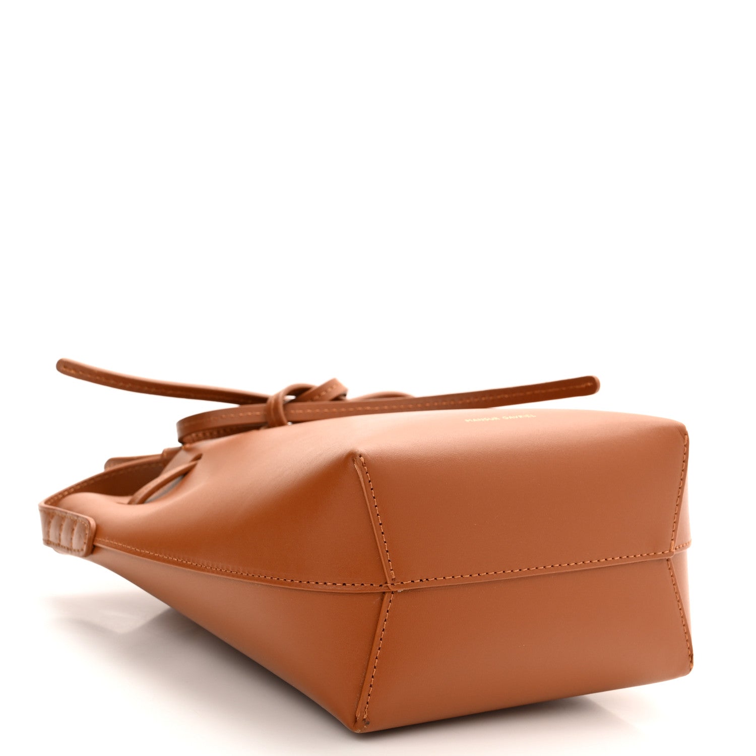 Mansur Gavriel Calfskin Mini Mini Bucket Bag Camello 4 of 10