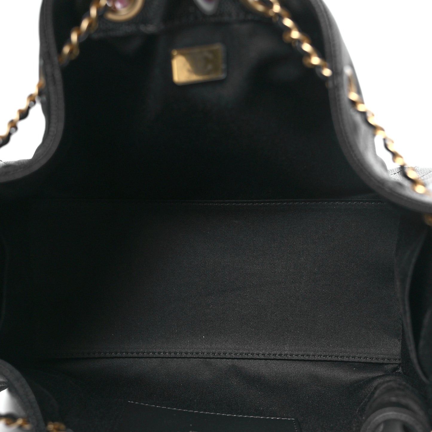Caviar Quilted Small Chanel 25 Handbag Black