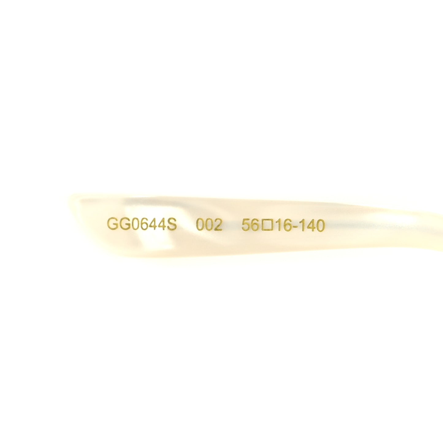 Crystal Metal Sunglasses GG0644S Blue Silver