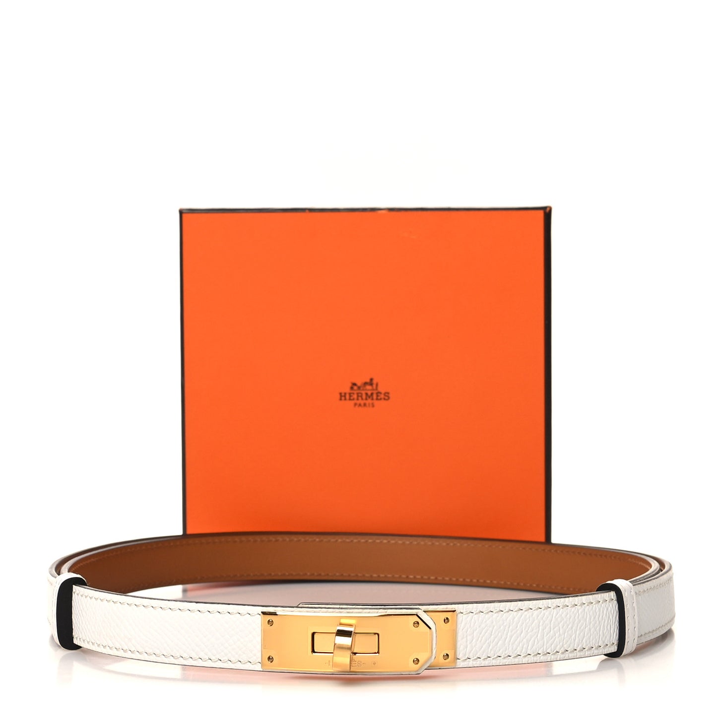 Epsom Kelly Belt White