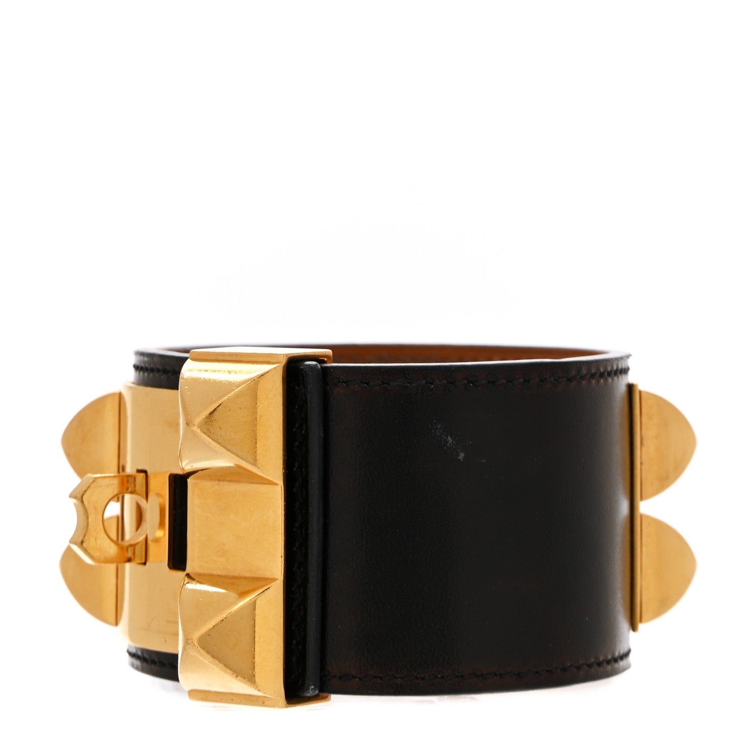 Hermes Box Collier De Chien CDC Bracelet L Black 3 of 7