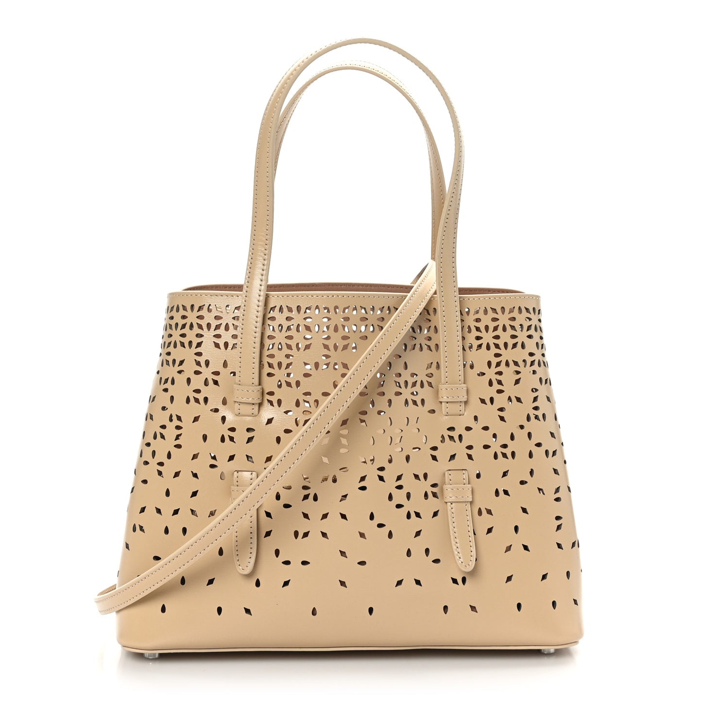Palmelatto Calfskin Fiori Degrade Mina 25 Bag Sable