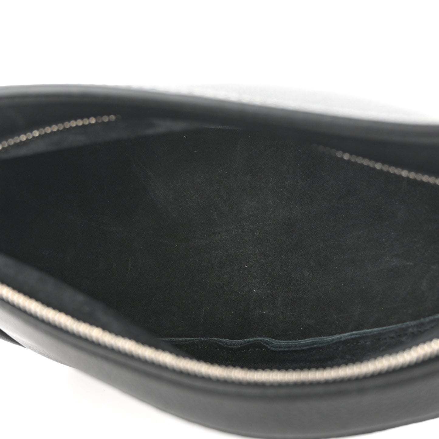 Smooth Calfskin Small Slouchy Banana Bag Black